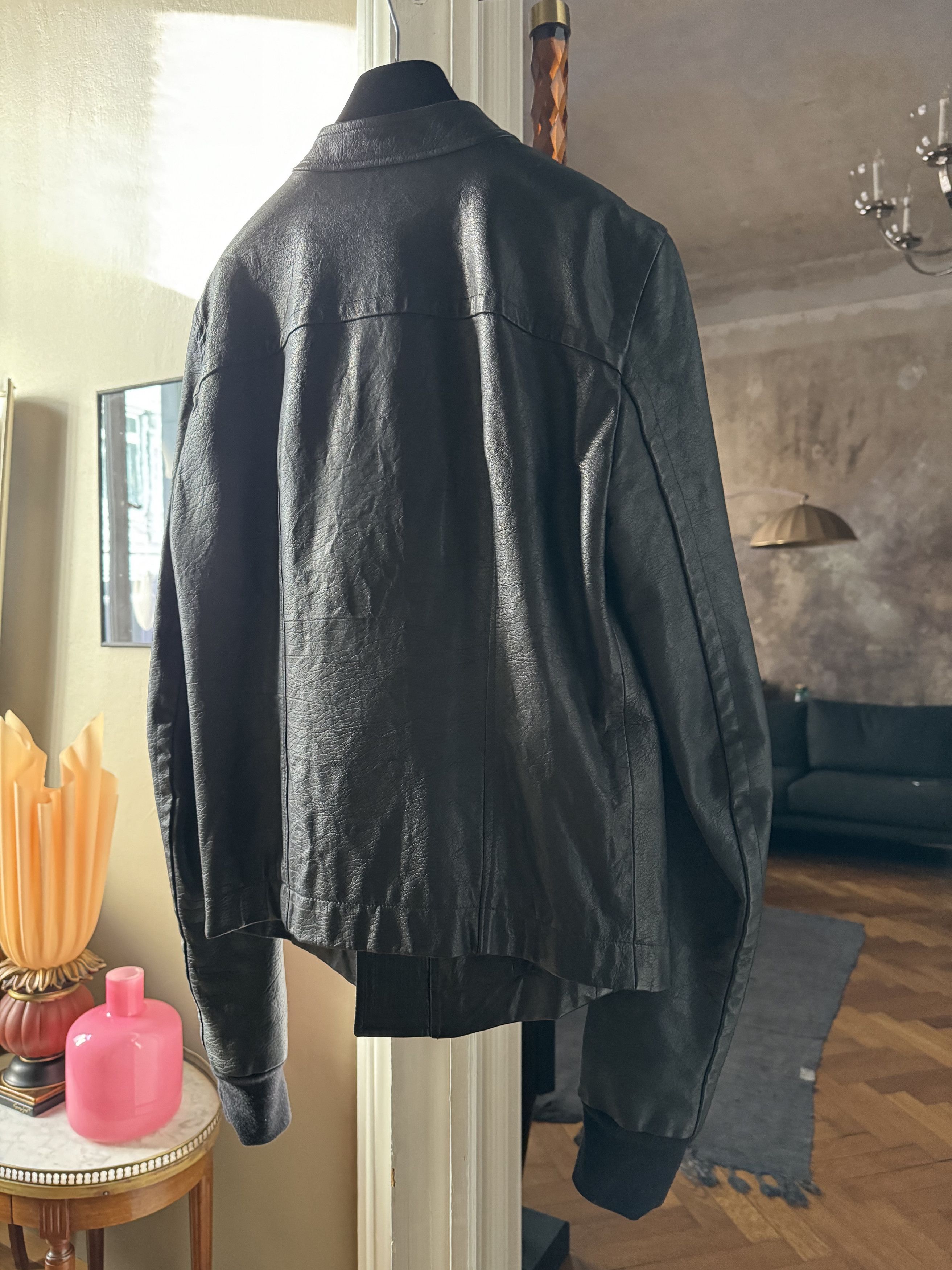 Rick Owens Rick Owens leather jacket,SIZE -S WORN TWO, THREE TIMES Size US S / EU 44-46 / 1 - 13 Thumbnail