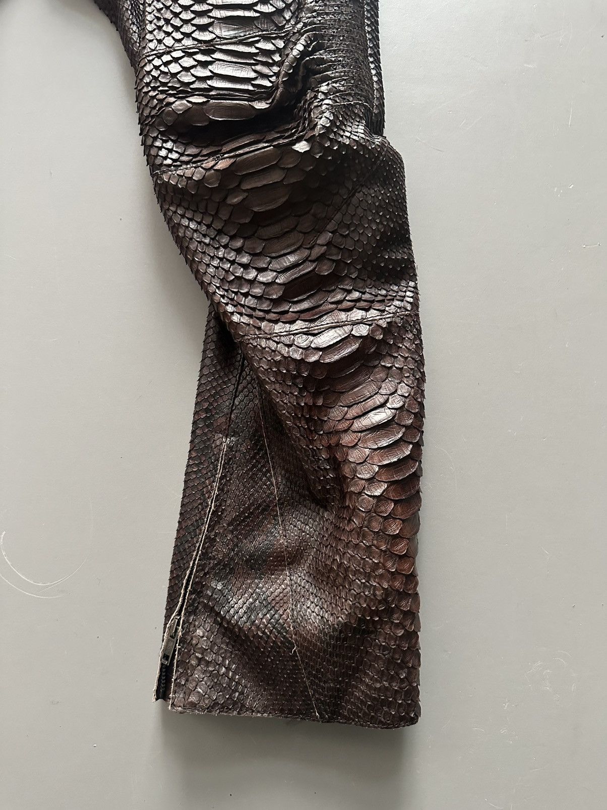 Haider Ackermann 1 of 1 Python Biker Cropped Trousers Size US 30 / EU 46 - 4 Thumbnail