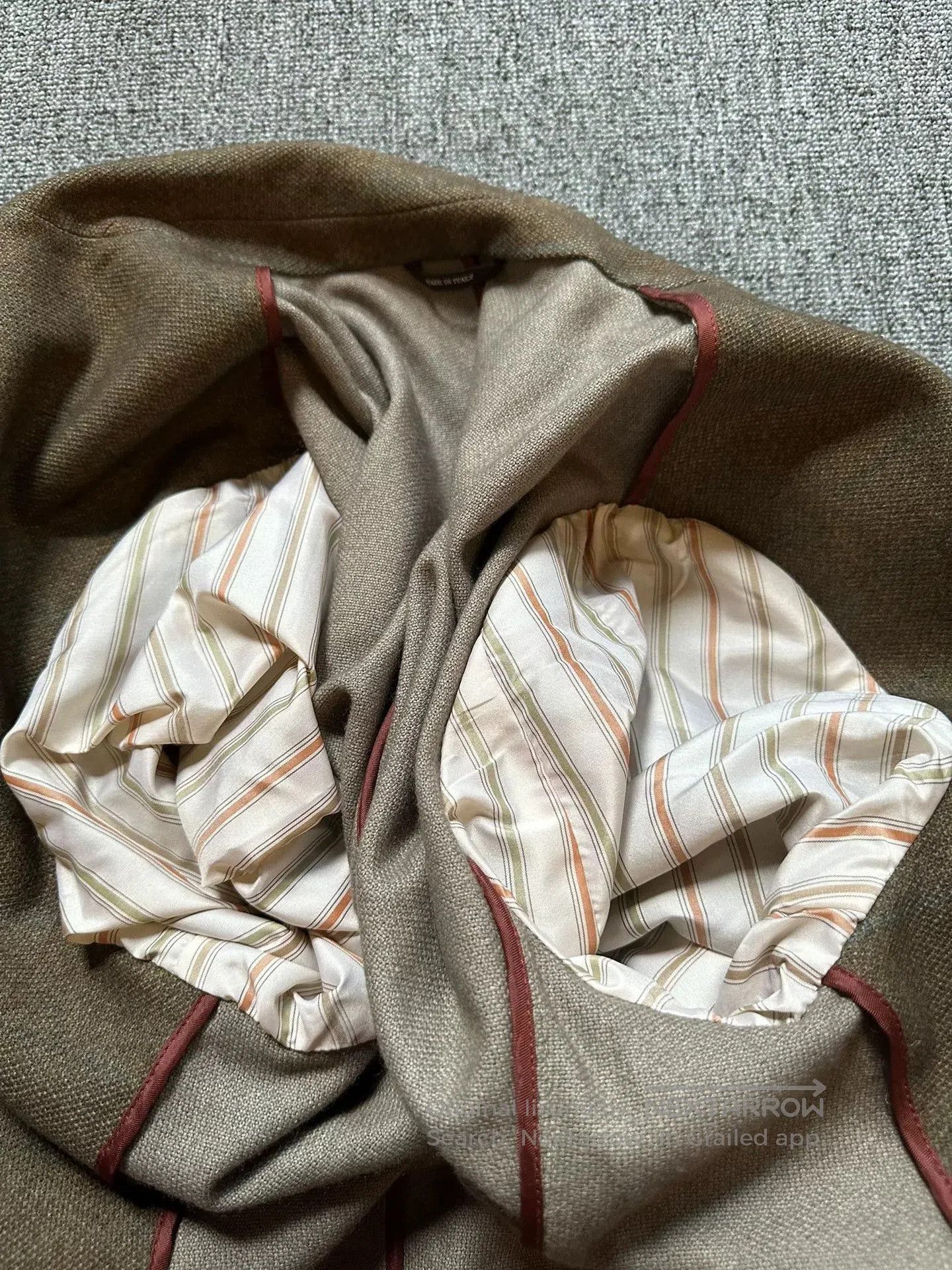 Loro Piana high-quality cashmere silk blend blazer. Size US XL / EU 56 / 4 - 6 Thumbnail