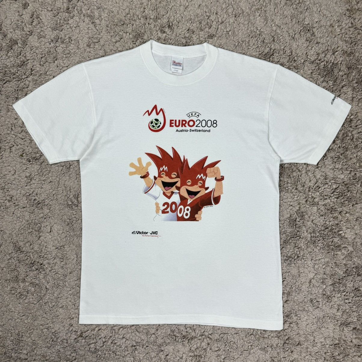 Vintage Vintage Uefa Euro 2008 Promo T-shirt Size US L / EU 52-54 / 3 - 1 Thumbnail