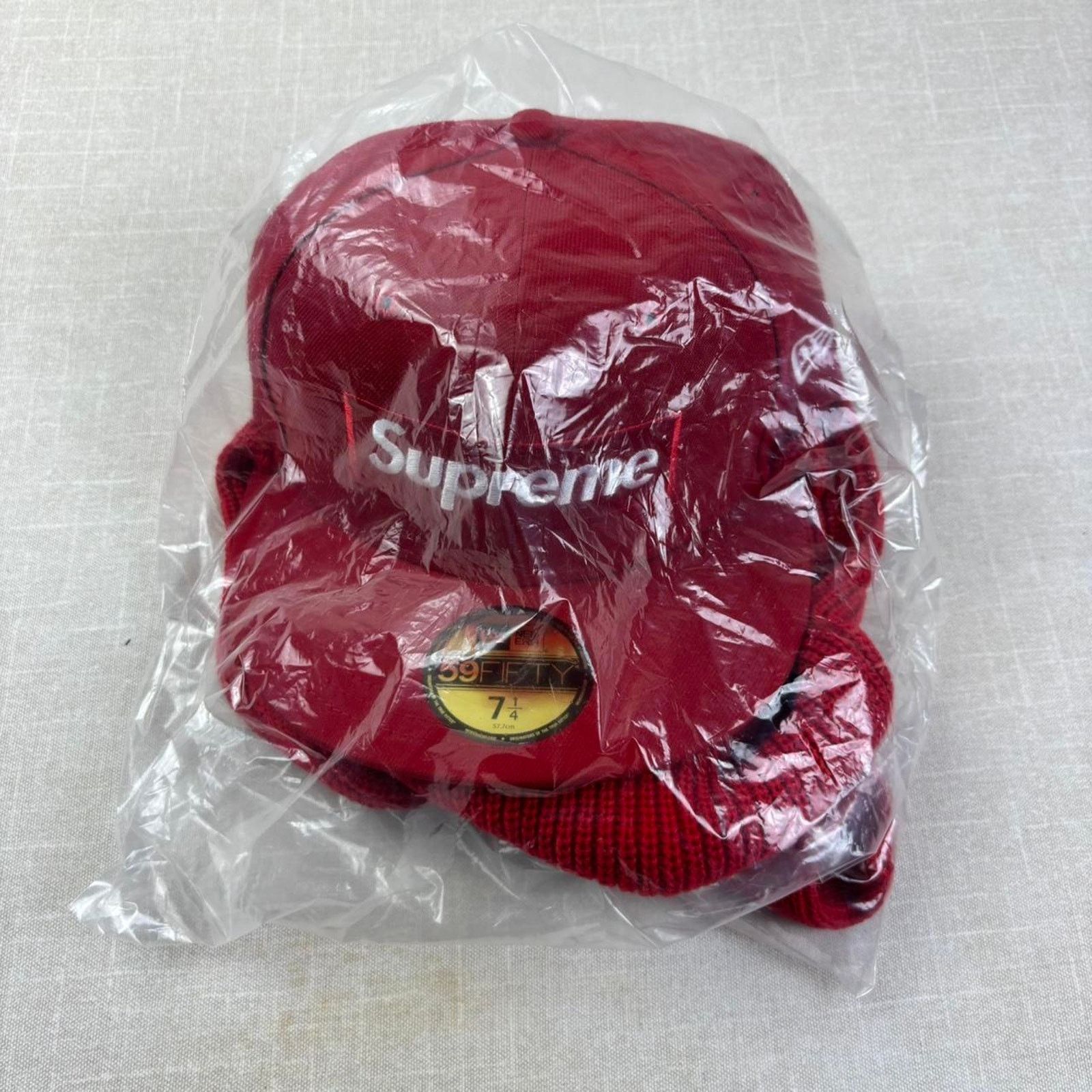 Supreme Supreme New Era Box Logo 59Fifty Balaclava Cap “Red” 7 1/4 Size ONE SIZE - 3 Thumbnail