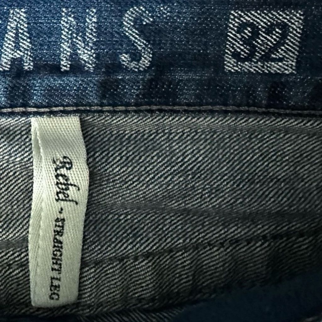 Guess GUESS JEANS Rebel Straight Leg Jeans Blue Men’s Size 32. Size US 32 / EU 48 - 7 Thumbnail