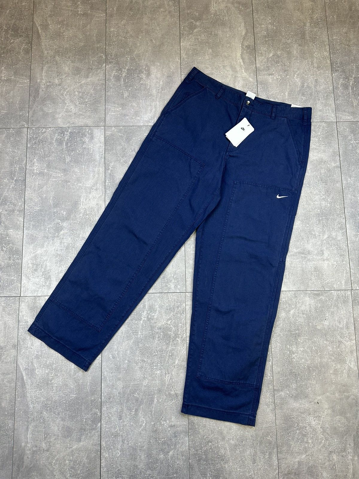 Vintage Nike Double Knee Canvas Utility Carpented Pants Size US 36 / EU 52 - 12 Thumbnail