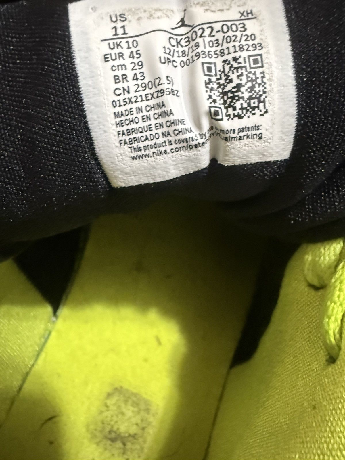 Jordan Brand Jordan 1 Low Black Cyber Size US 11 / EU 44 - 6 Thumbnail