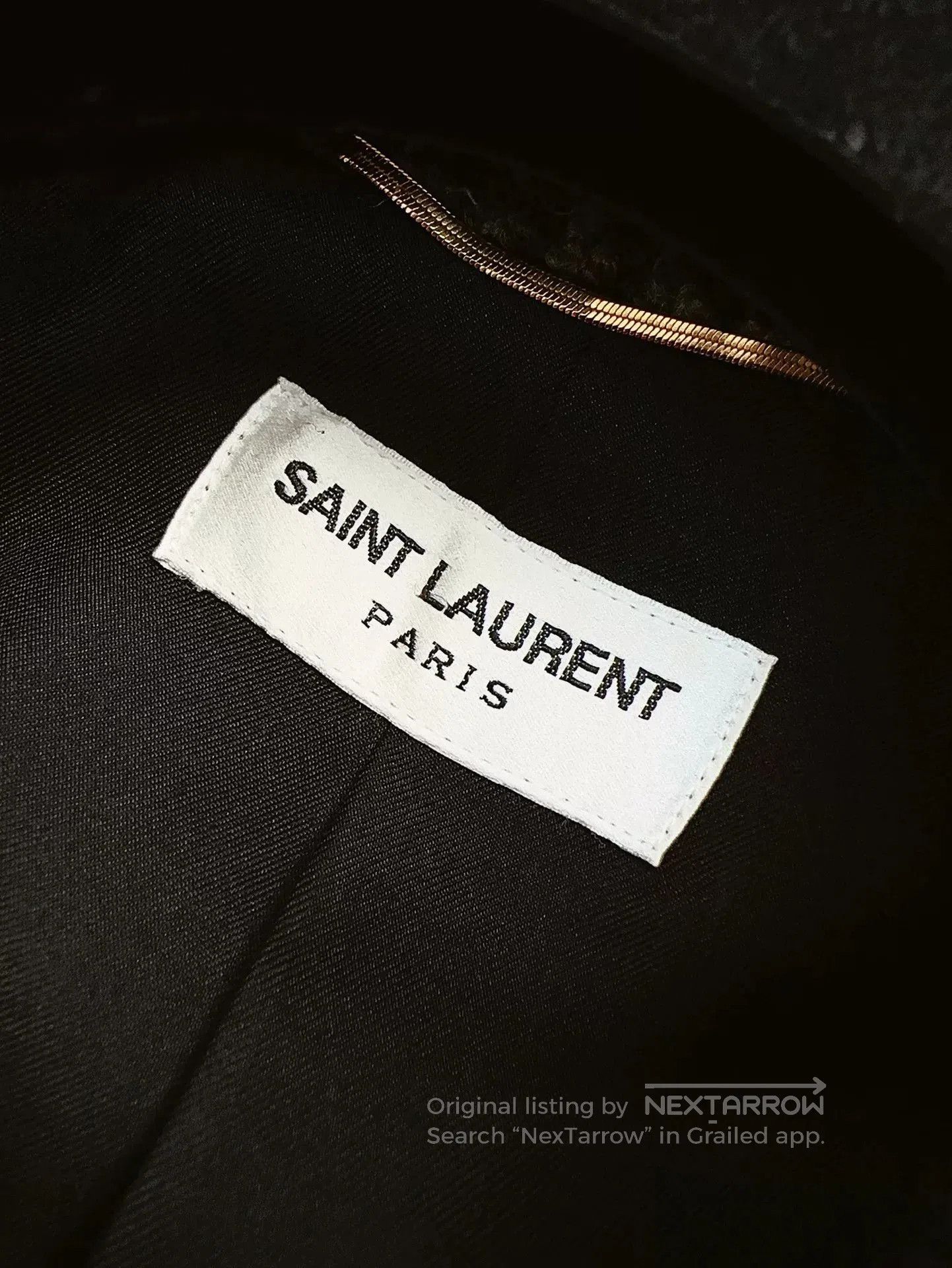 Saint Laurent Paris Saint Laurent Houndstooth Wool Blazer. Size XS / US 0-2 / IT 36-38 - 5 Thumbnail