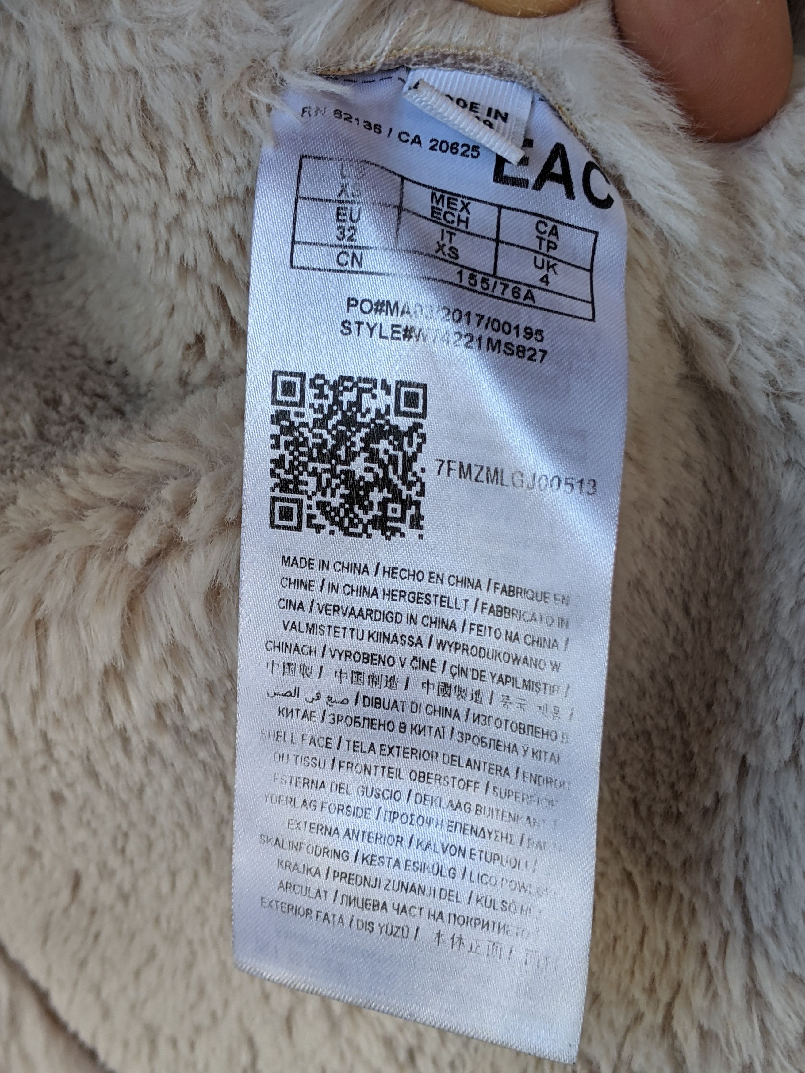 Guess Guess Sherpa Faux Fur Chinchilla Zip Jacket Vintage Dior YSL Size XS / US 0-2 / IT 36-38 - 19 Thumbnail