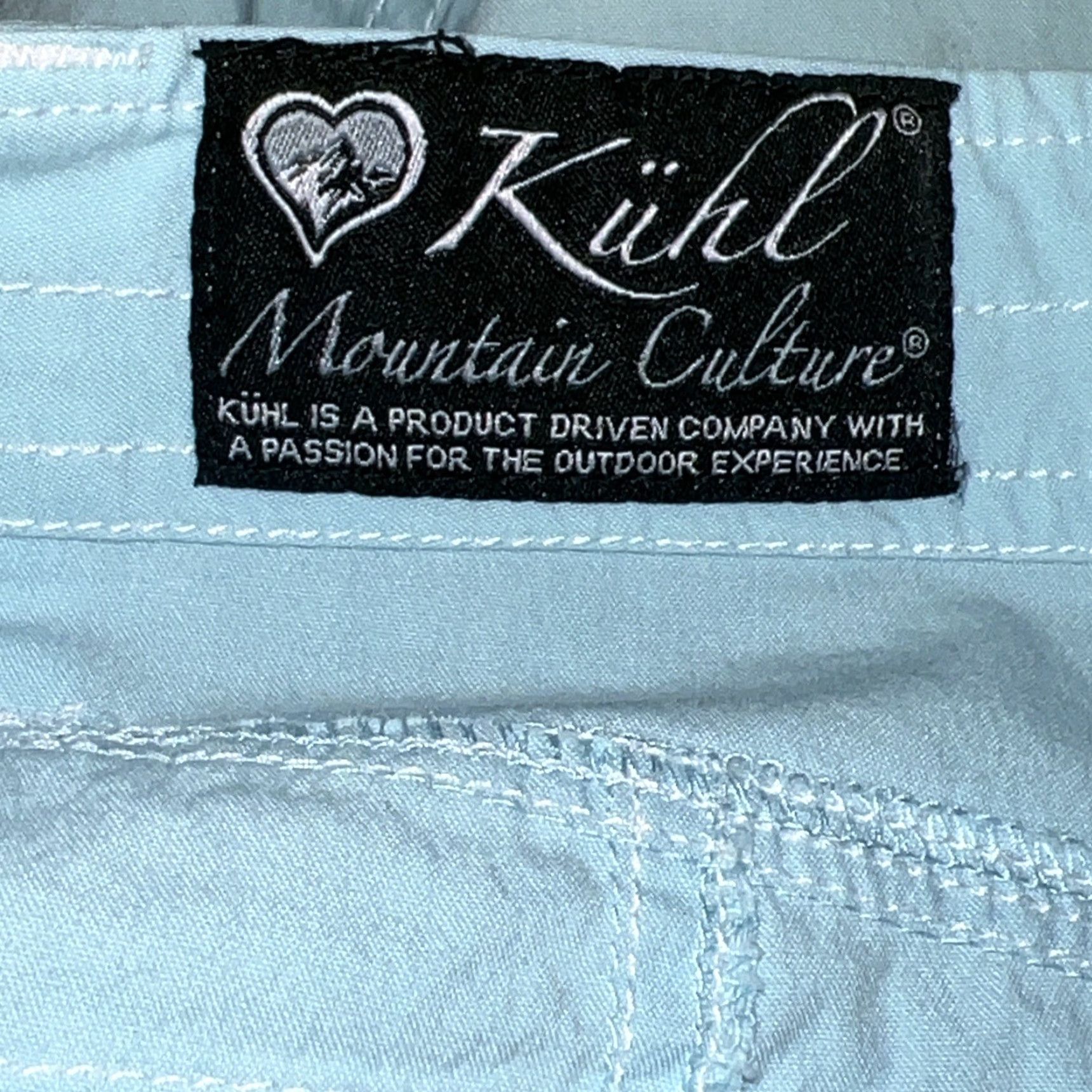 Frame Kuhl Skirt Women's 6 Light Blue A-Line Midi Casual Outdoor with Pockets Size 28" / US 6 / IT 42 - 7 Thumbnail