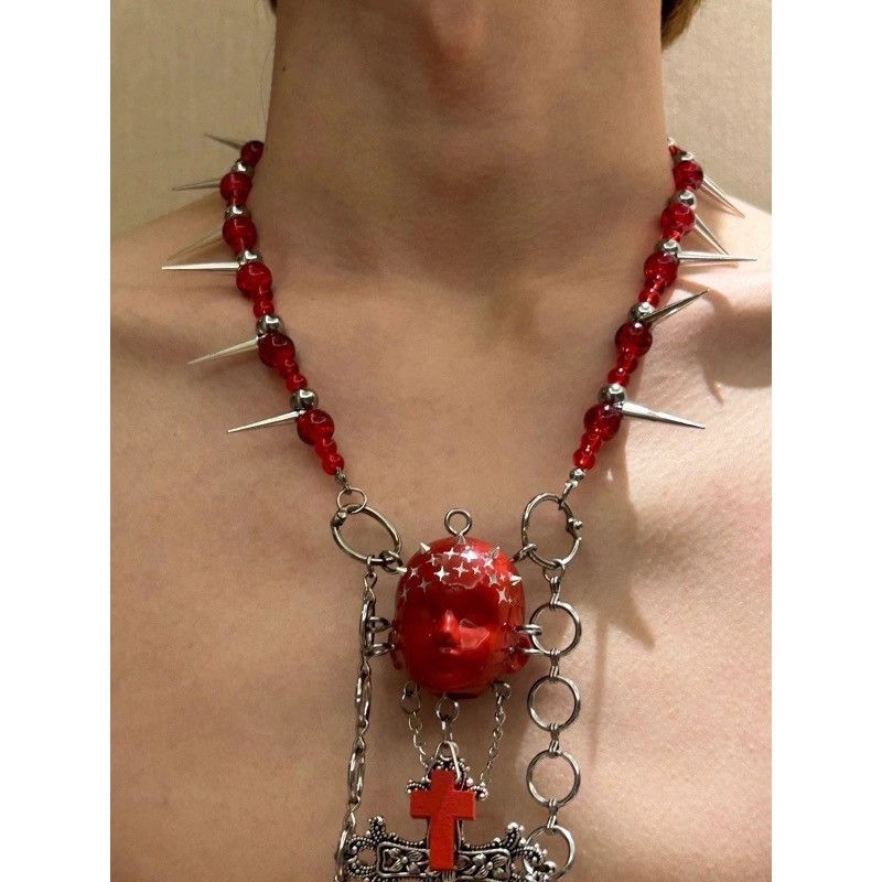 Japanese Brand × Vintage Retro punk necklace Size ONE SIZE - 2 Thumbnail