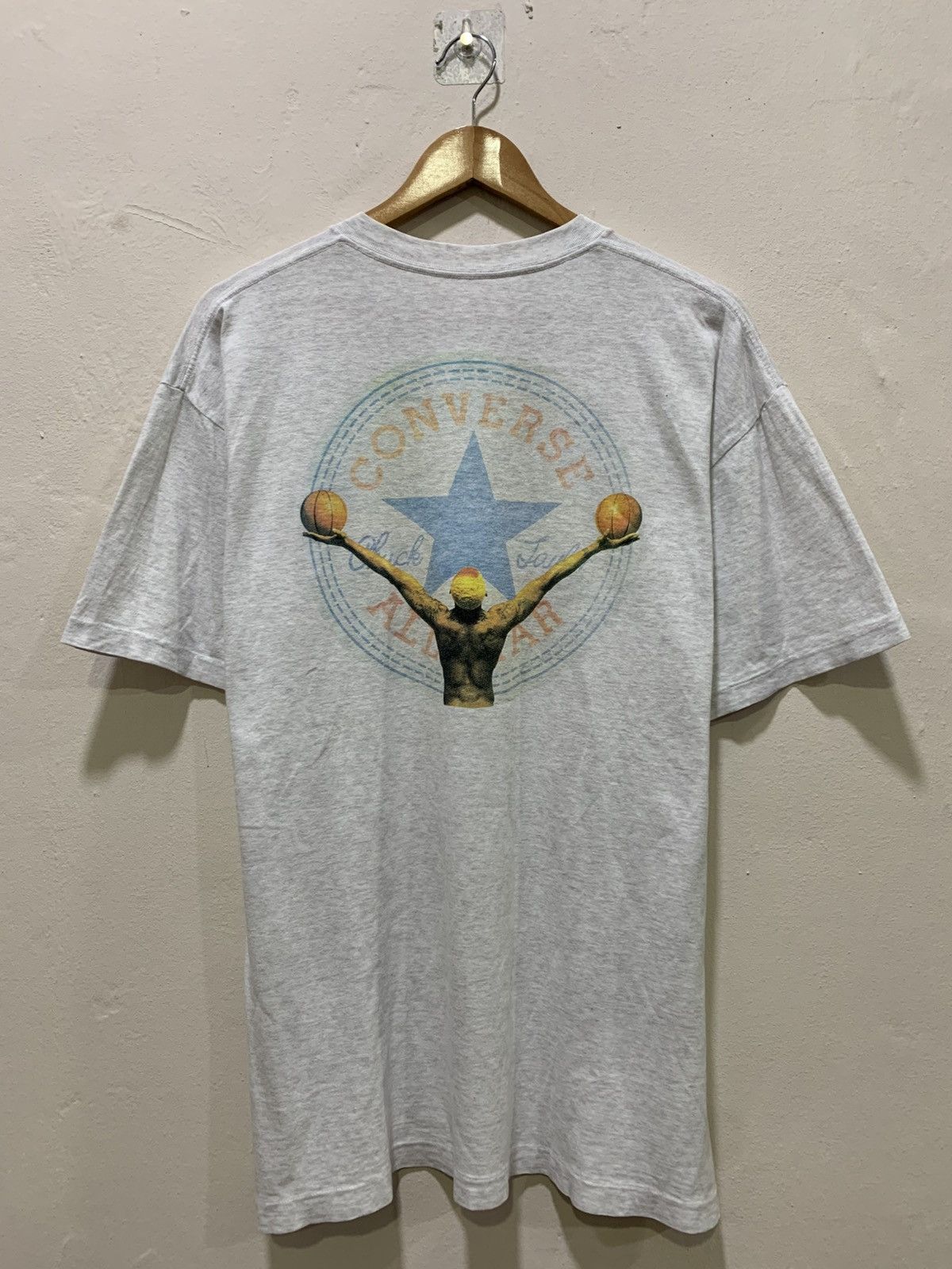 Vintage 90’s Dennis Rodman Converse Promo Tee Size US L / EU 52-54 / 3 - 1 Thumbnail