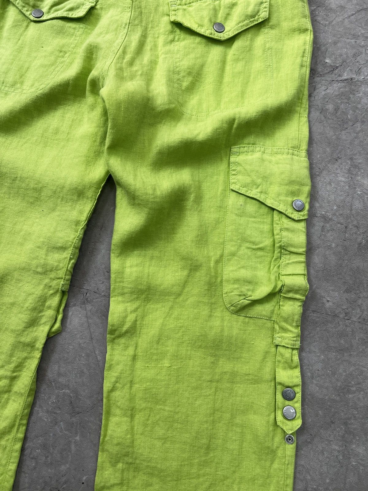 Vintage 2000s linen Cargo Archive dolce Gabbana pants