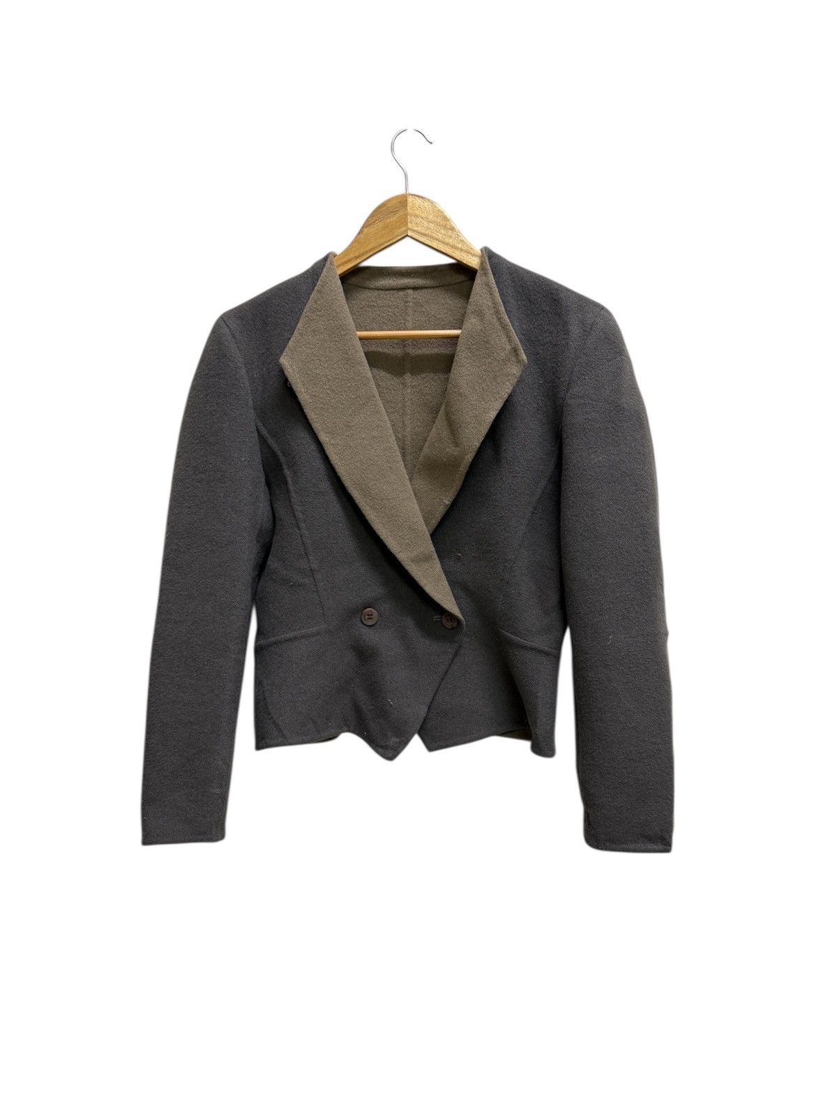 Aquascutum Aquascutum Regent 100 Cropped Wool Blazer Jacket Size S / US 4 / IT 40 - 1 Thumbnail