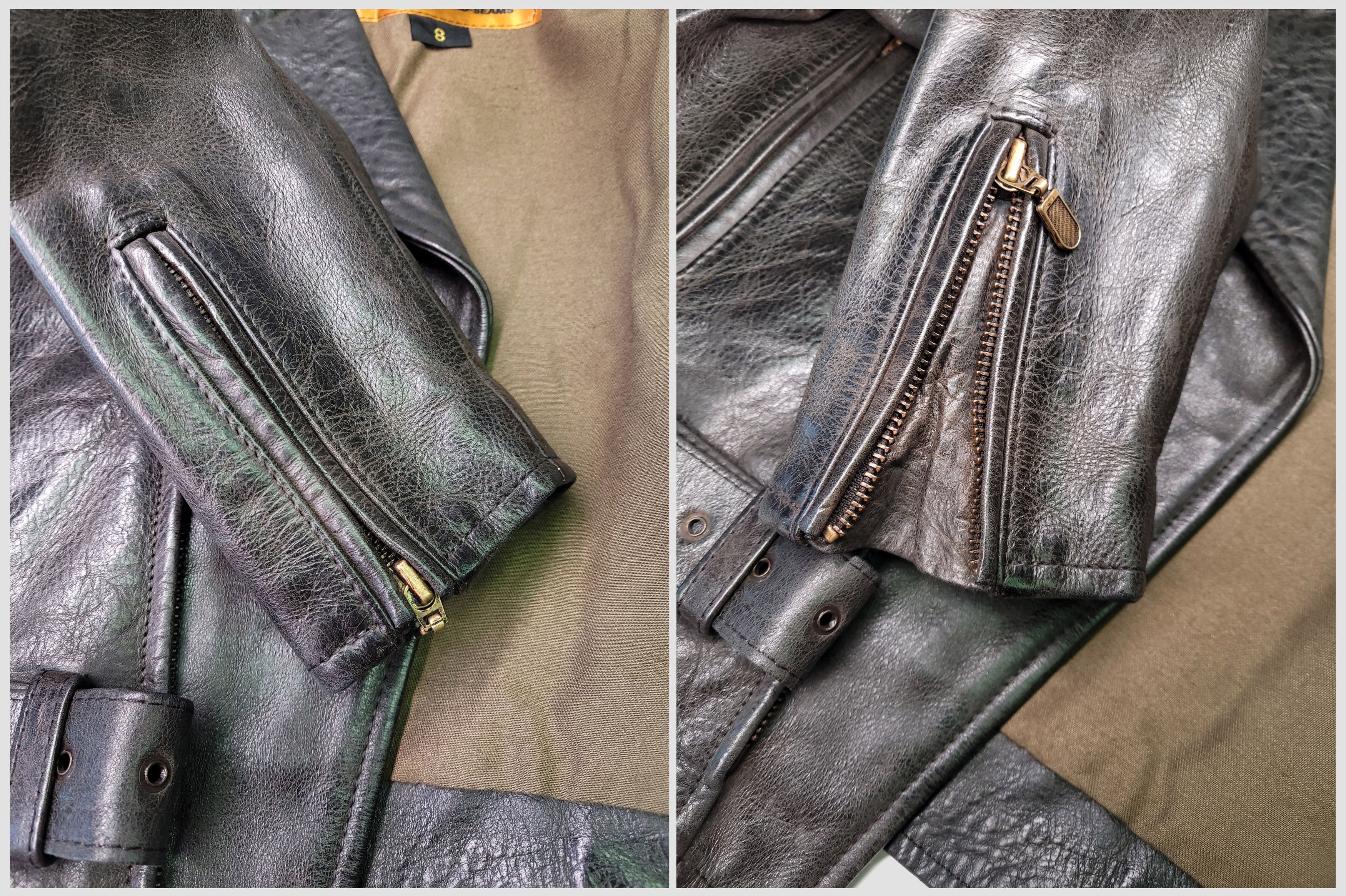 Belstaff Belstaff _ Rare _ Short Biker _ Leather _ Black Prince Size S / US 4 / IT 40 - 6 Thumbnail