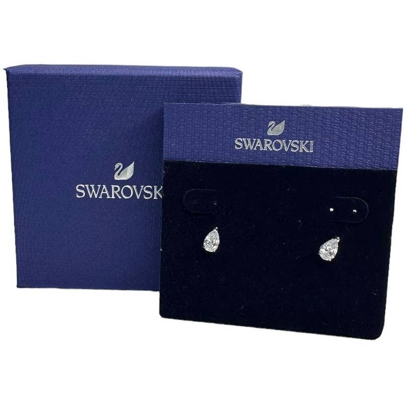 Swarovski Swarovski Attract stud earrings Drop cut, White Size ONE SIZE - 1 Thumbnail