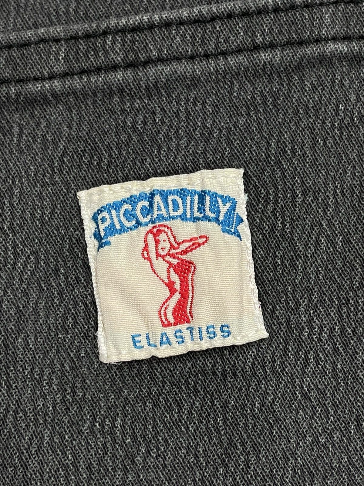 Denime × Vintage Piccadilly Paris Jeans Skinny Elastic Denim Made In France Size US 33 - 5 Thumbnail