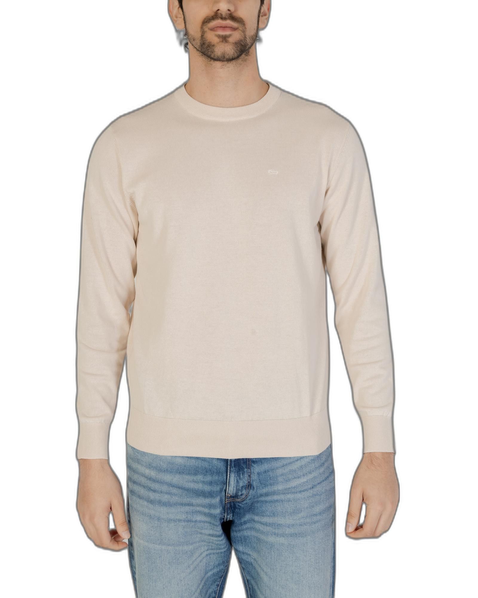 image of Gas Cotton Knitwear in Beige, Men's (Size Medium)
