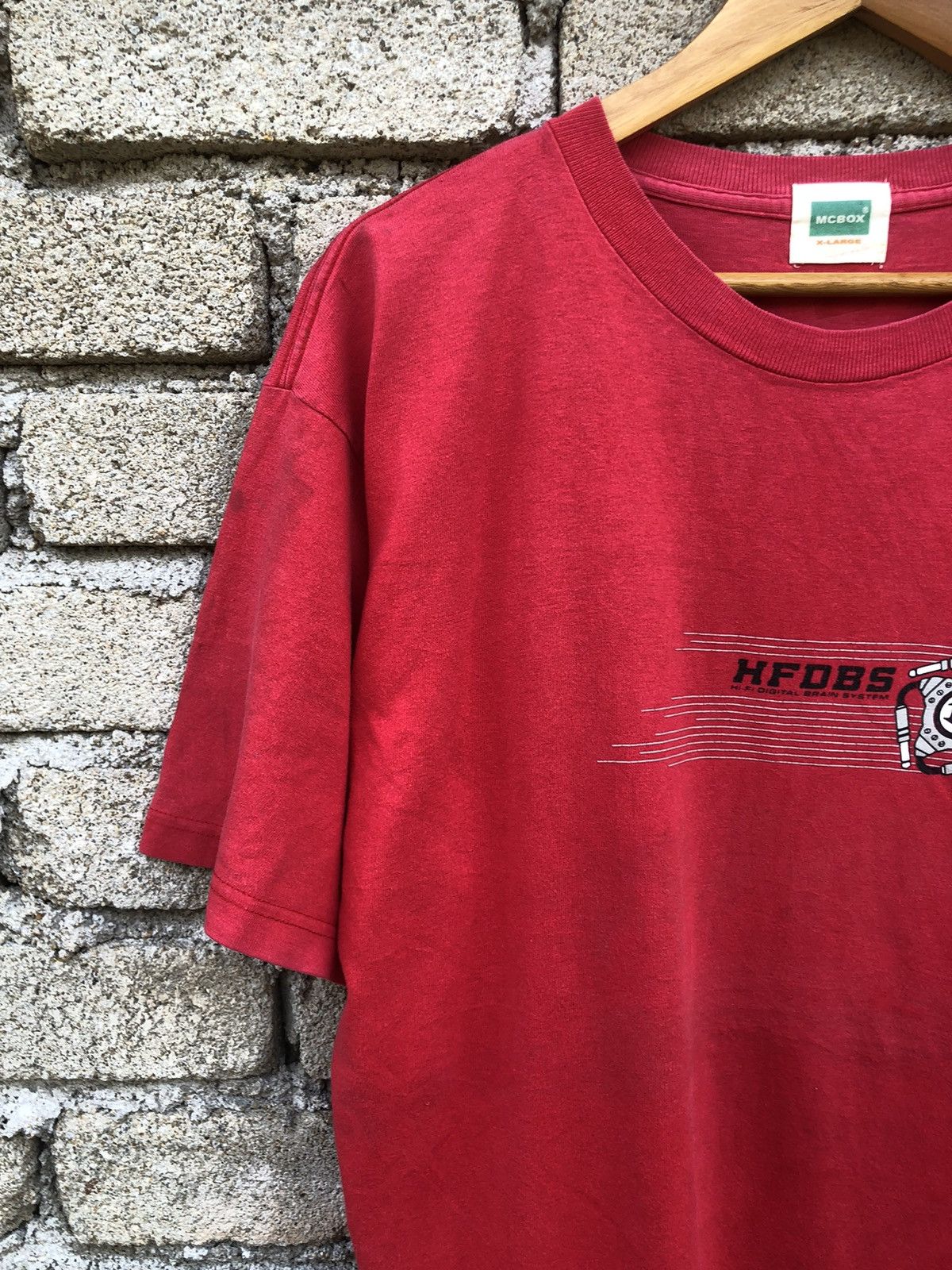 Vintage Vintage Sunfaded 90s MCBOX HI-FI DIGITAL BRAIN SYSTEM Tshirt Size US L / EU 52-54 / 3 - 4 Thumbnail