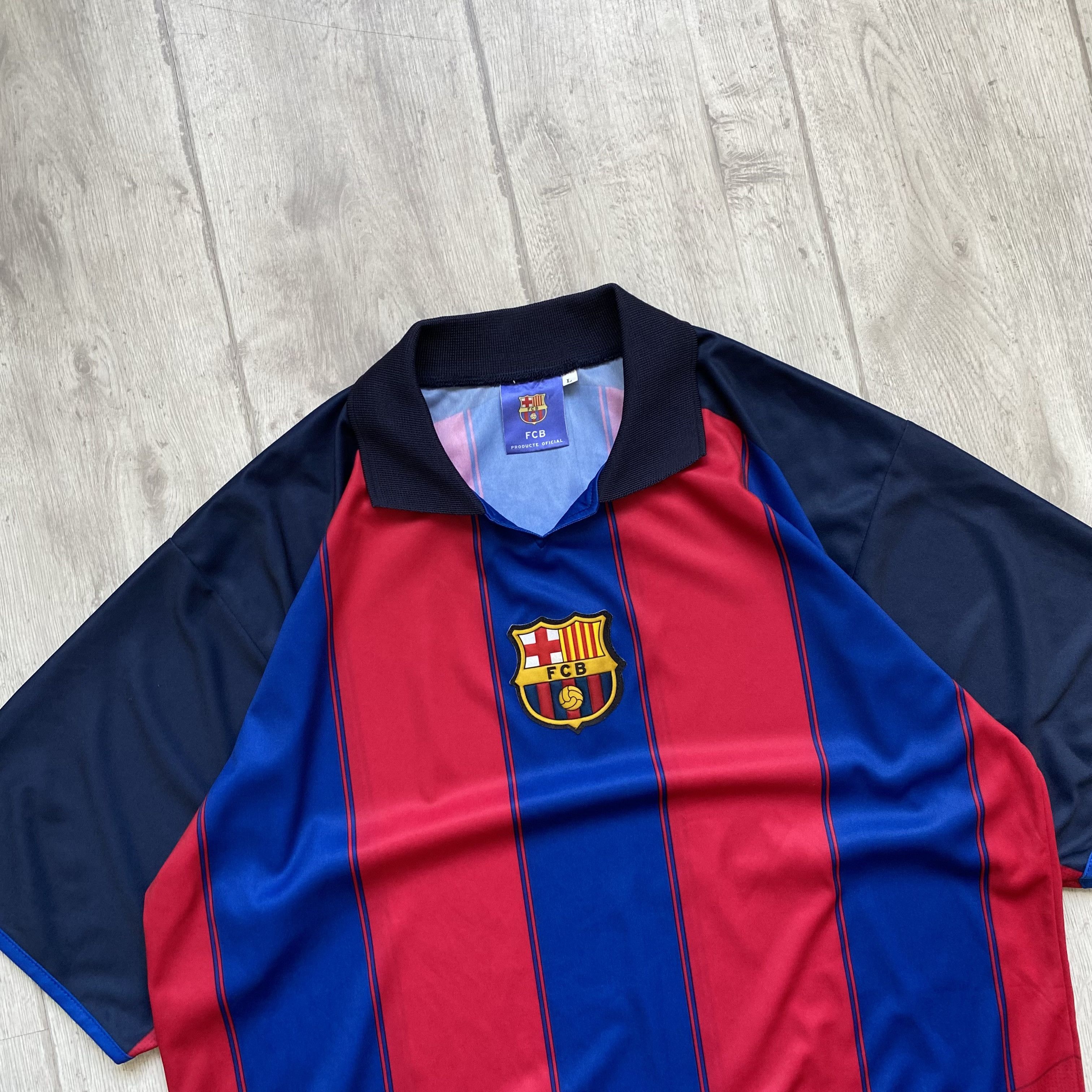 Vintage Vintage Barcelona Retro Jersey Football Size US L / EU 52-54 / 3 - 2 Thumbnail