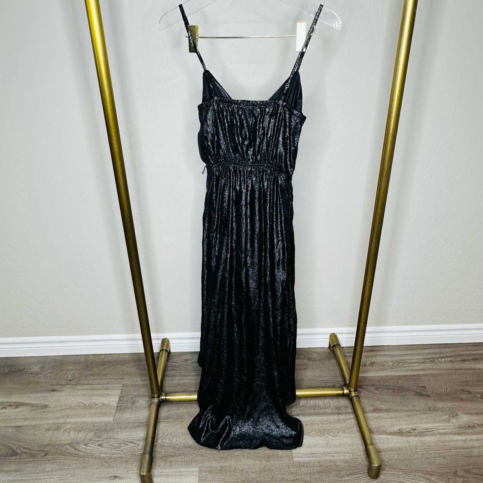 Express Express Black High Low Shimmer Dress Size XS / US 0-2 / IT 36-38 - 8 Thumbnail