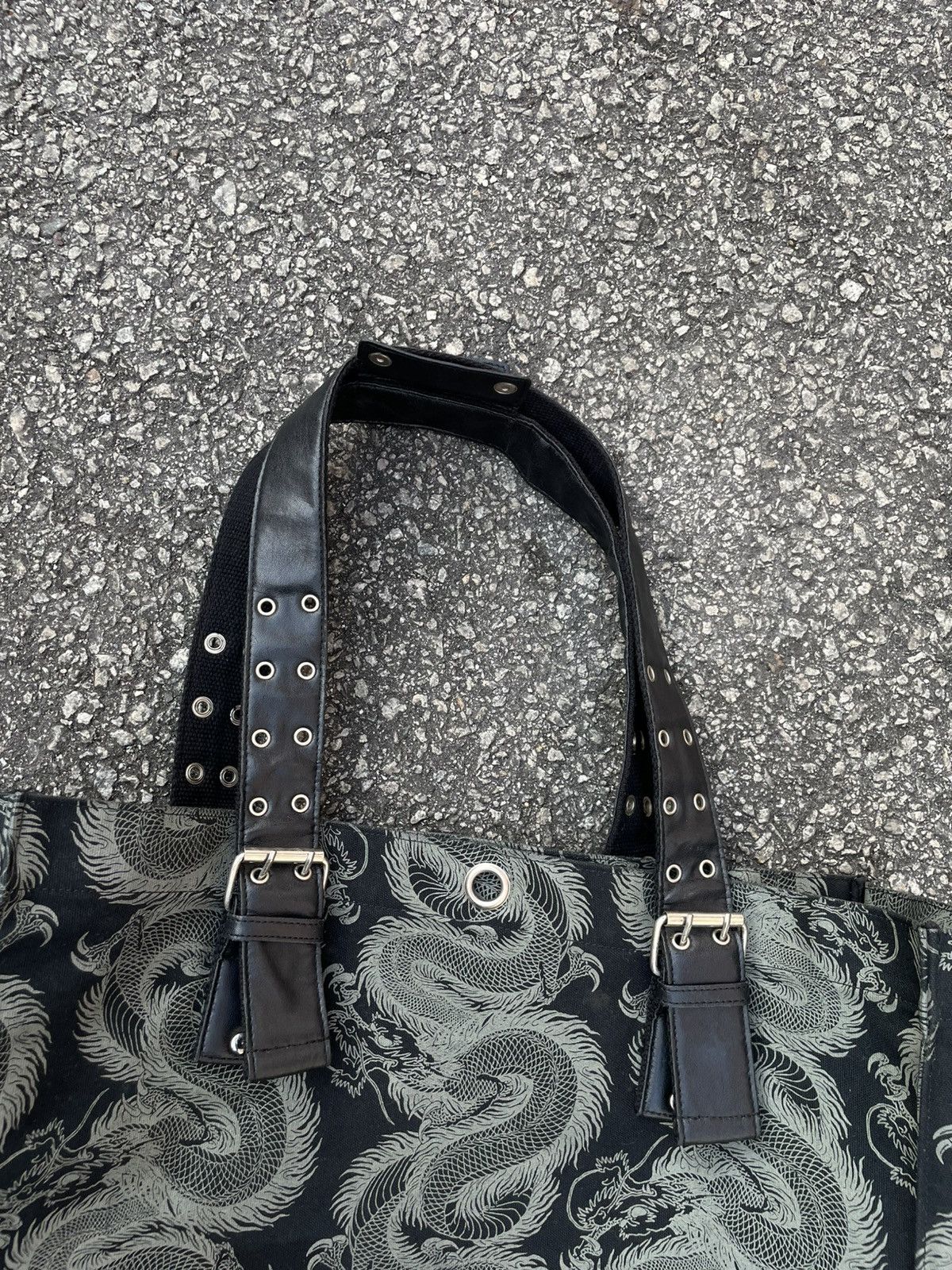 Japanese Brand Shin & Company | Canvas+Leather Tote Bag Size ONE SIZE - 3 Thumbnail