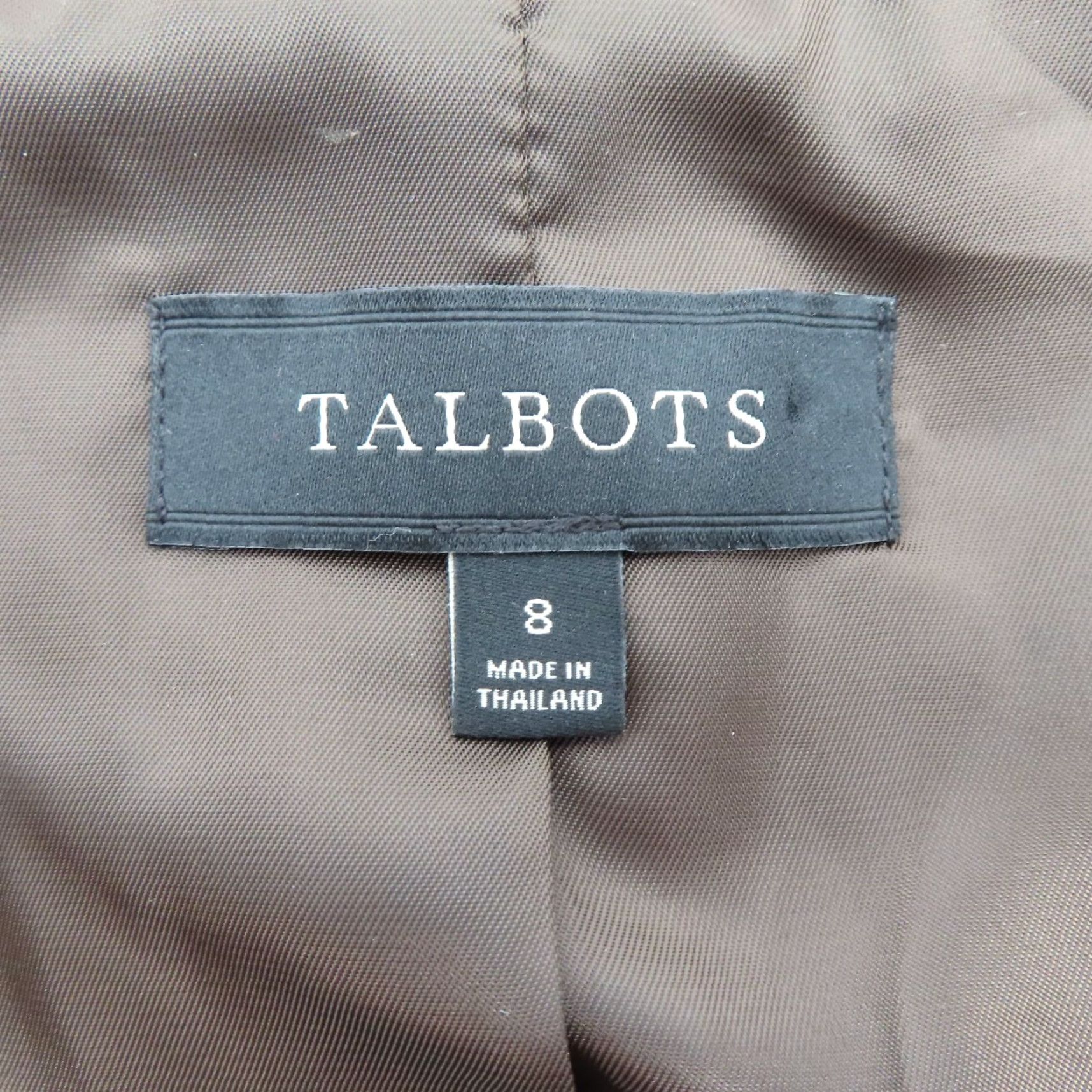 Talbots Talbots Blazer Jacket Coat Womens 8 Houndstooth Button Wool Blend Multicolor Fall Spring Summer Winter Regular Women’s Coat/Blazer Size M / US 6-8 / IT 42-44 - 7 Thumbnail