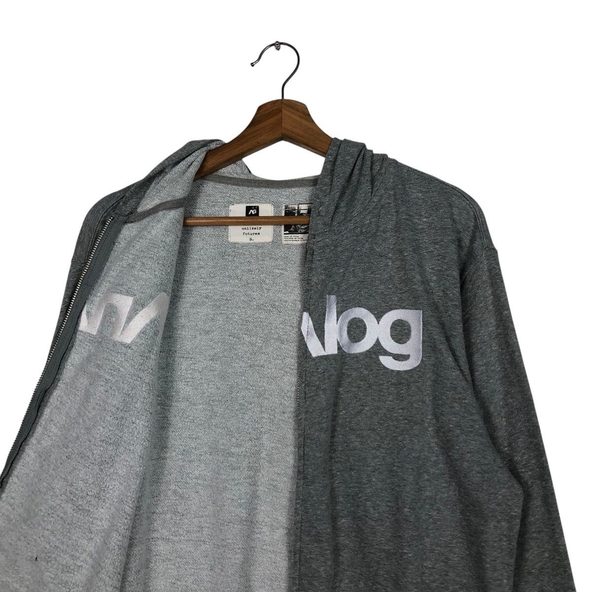 Analog 📌Analog Sweater Zipper Hoodie Big Logo Spell Out Size US M / EU 48-50 / 2 - 14 Thumbnail