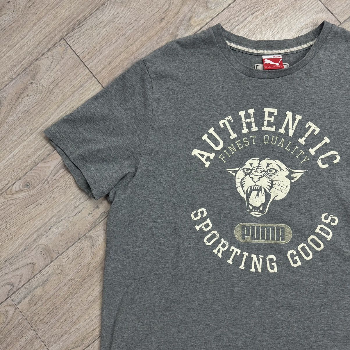 Puma Essential Puma Tiger Grey T-Shirt Authentic Size US XL / EU 56 / 4 - 5 Thumbnail