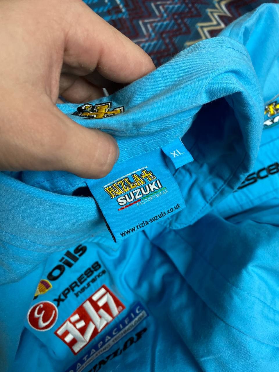 NASCAR × Vintage Vintage Suzuki Racing Fleece Jacket Nascar Big Logo Size US XL / EU 56 / 4 - 3 Thumbnail