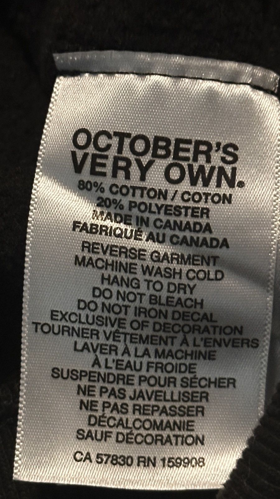 October's Very Own Raptors x OVO Hoodie XL — Black — Limited Edition Size US XL / EU 56 / 4 - 5 Thumbnail