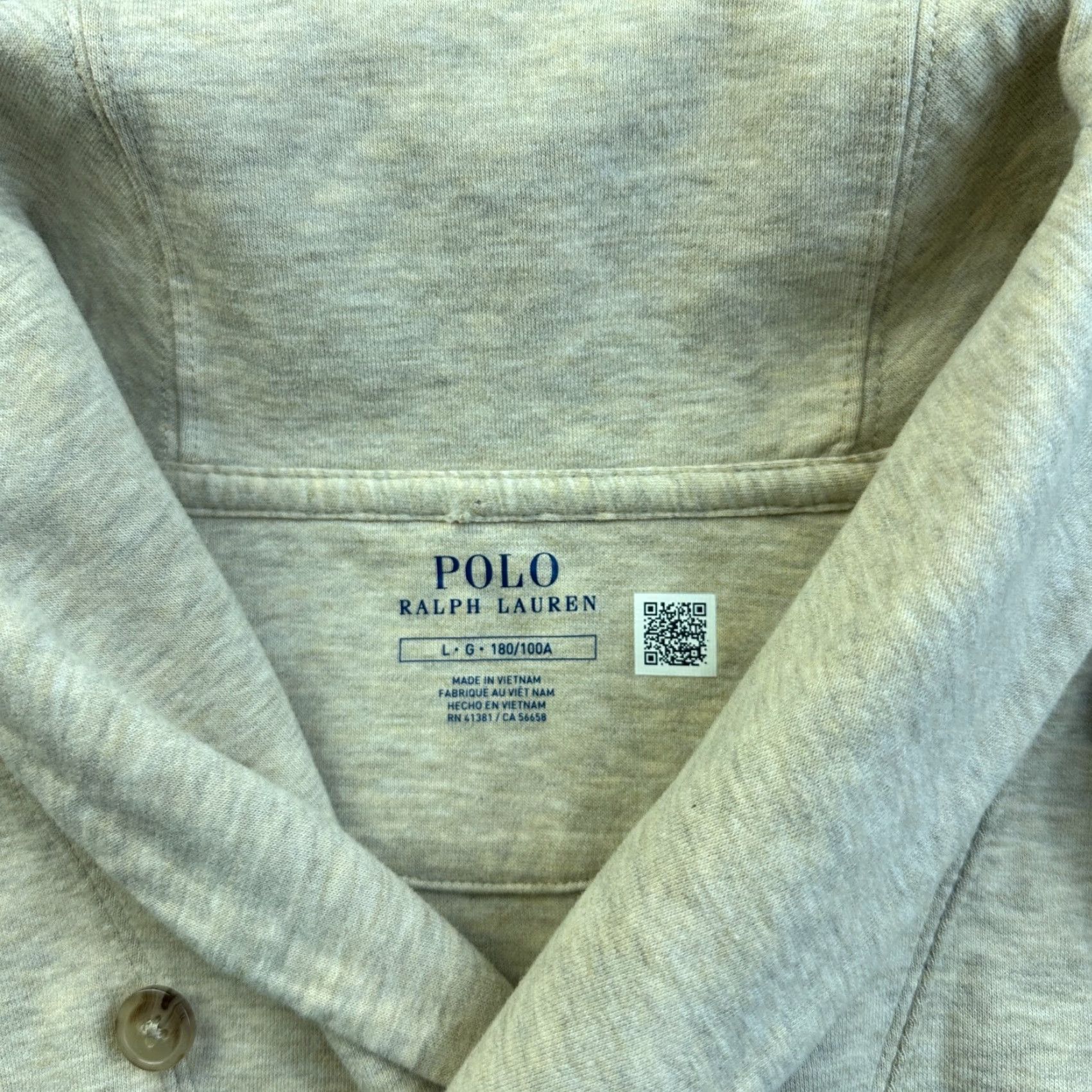 Polo Ralph Lauren Polo Ralph Lauren Sweater Mens Large Beige Tan Embroidered Pony Shawl Collar Knit Pullover Size US L / EU 52-54 / 3 - 6 Thumbnail