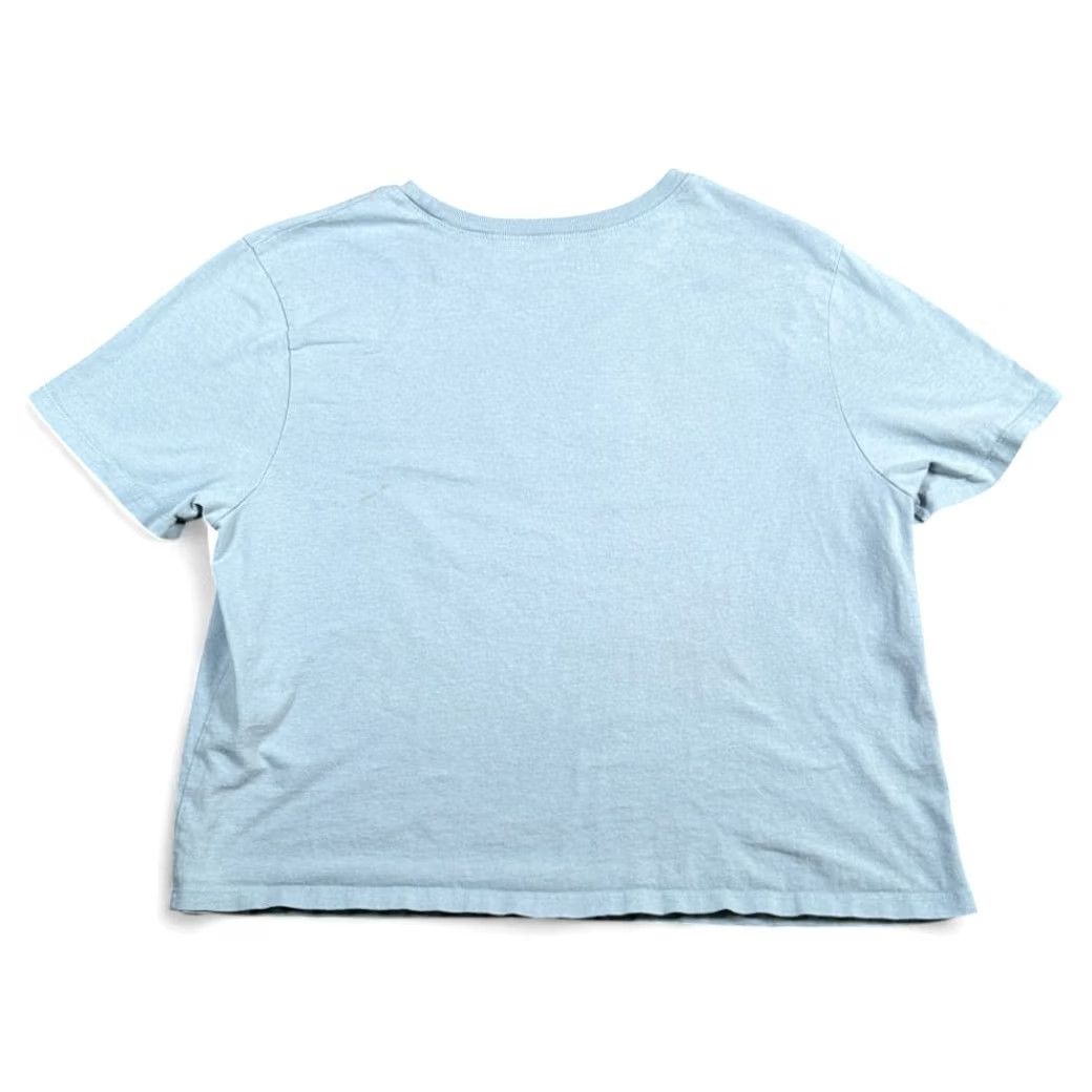 Burton Edward Scissorhands Shirt Womens Large Blue Crop Top Goth Movie Tim Burton Retro Size L / US 10 / IT 46 - 3 Thumbnail