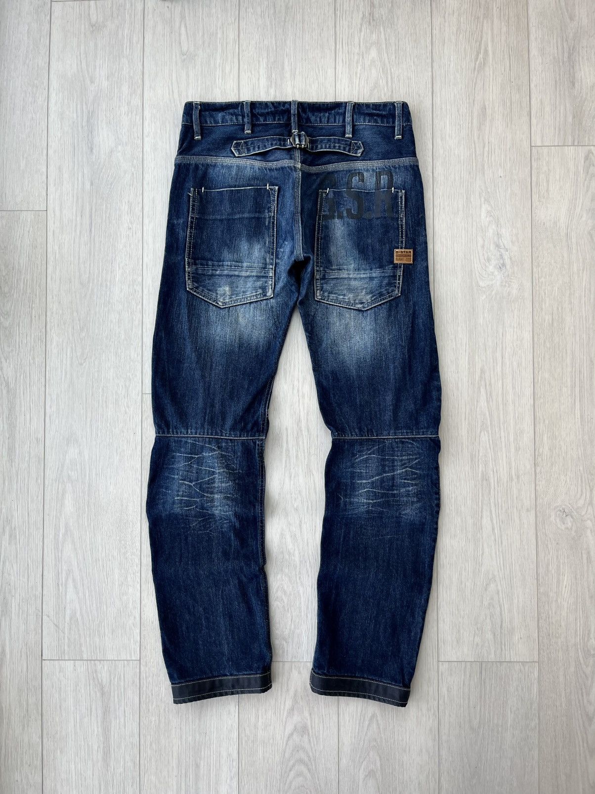 G-Star Vintage G-Star Raw Cargo Jeans Big Logo Y2K 90s Hype Size US 31 - 1 Thumbnail