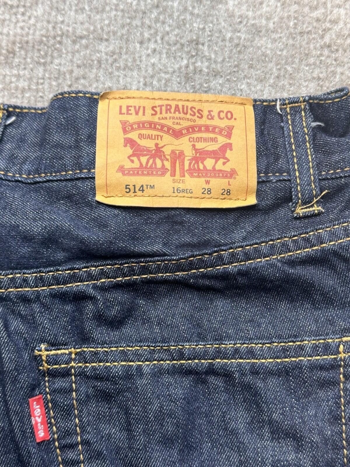 Levi's Levi's Jeans Y16 REG W28 L28 514 Slim Straight Leg 752 Size US 26 / EU 42 - 8 Thumbnail