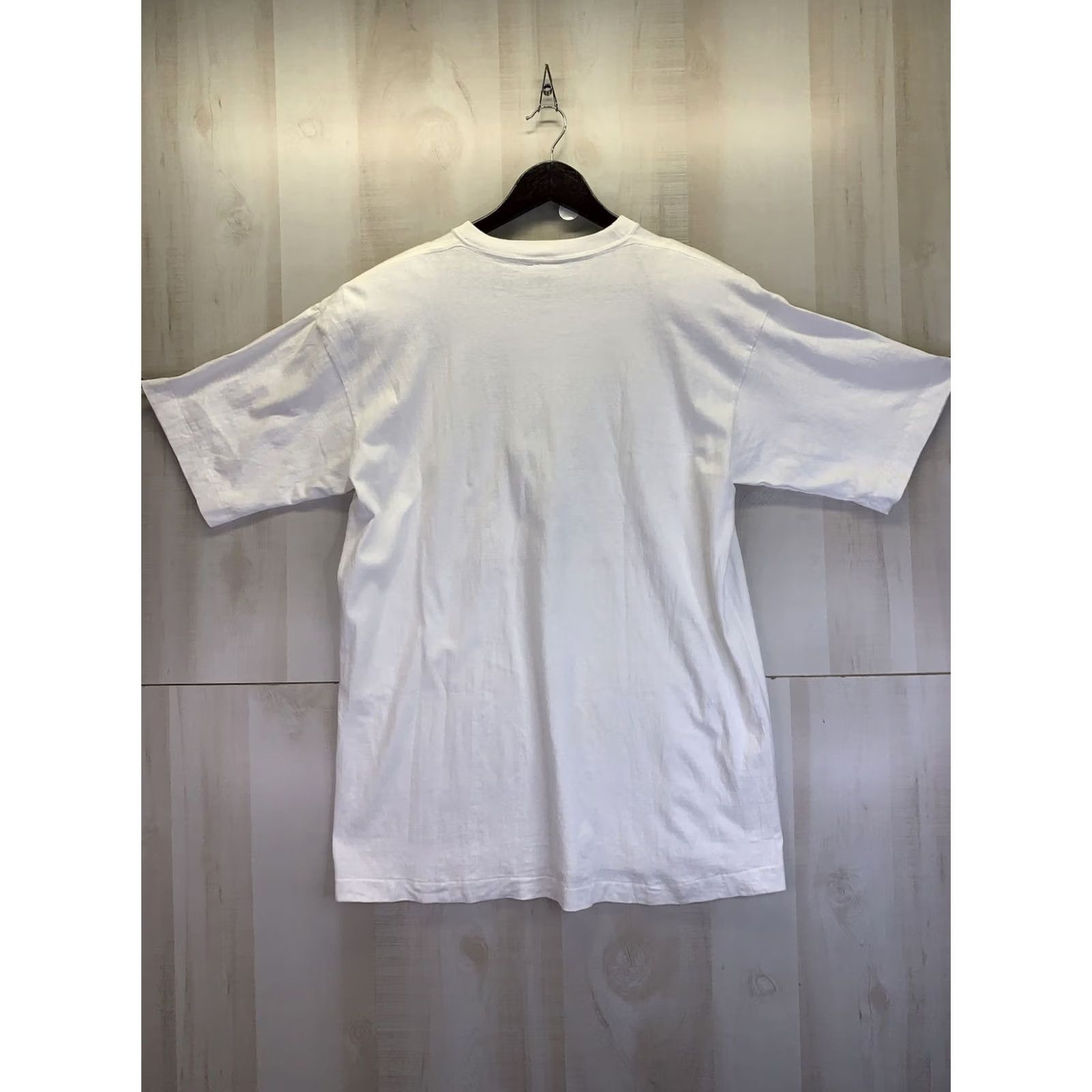 Vintage VINTAGE 1990s Cesucci One Size Fits All Womens Floral 3D Gel Graphic T Shirt White Cotton Shirt Womens One Size Floral 1990s Cesucci Size ONE SIZE - 6 Thumbnail