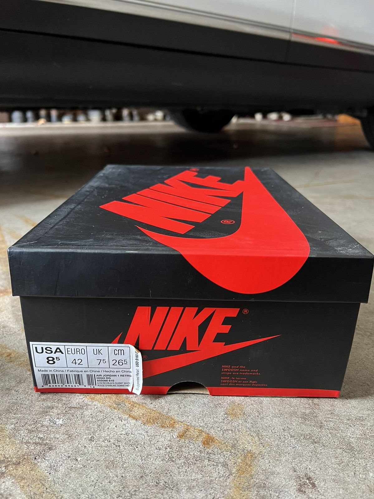 Jordan Brand Jordan 1 High Bred Toe Size US 8.5 / EU 41-42 - 7 Thumbnail