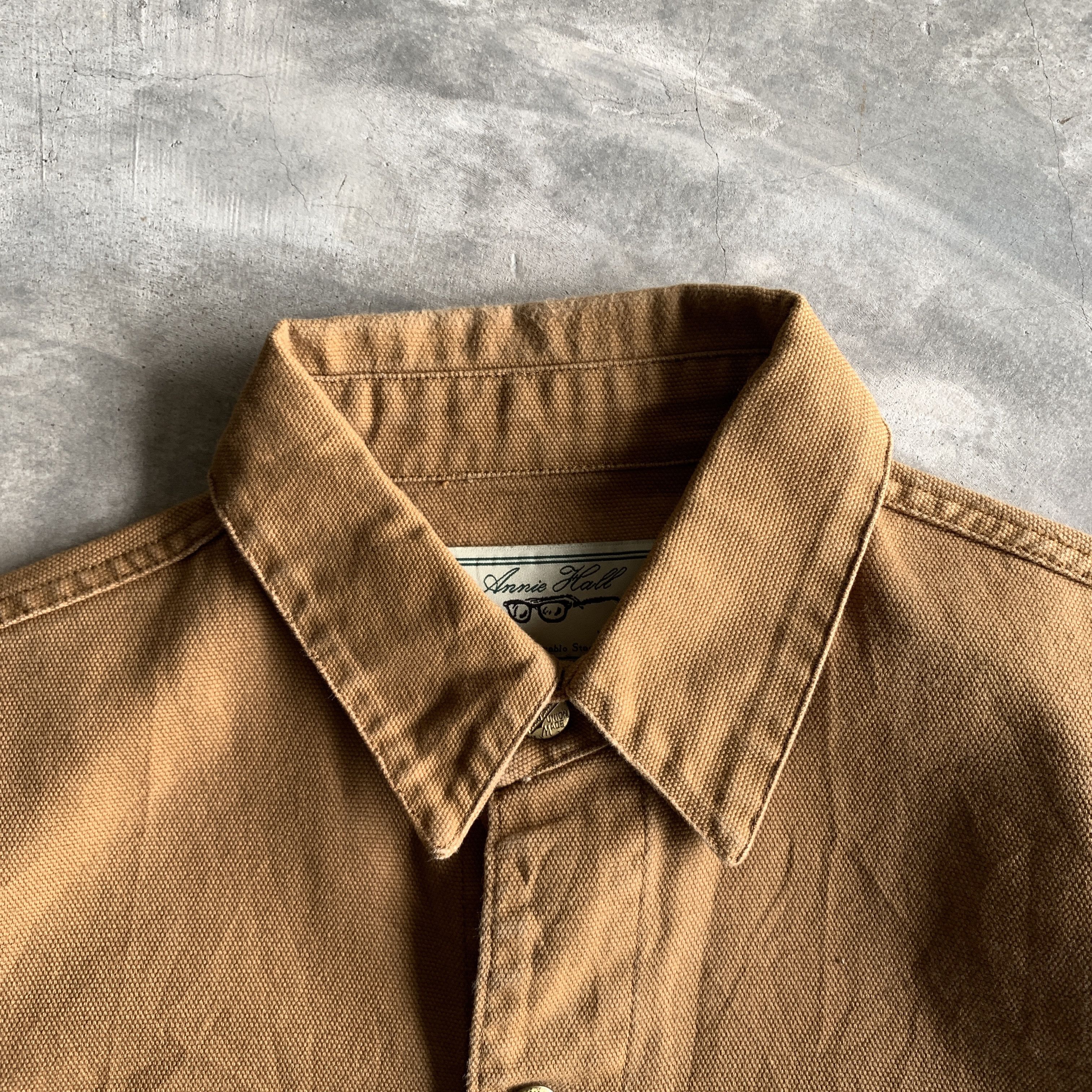 Japanese Brand × Vintage Rare Annie Hall Heavy Canvas Chore Coat Size US L / EU 52-54 / 3 - 4 Thumbnail
