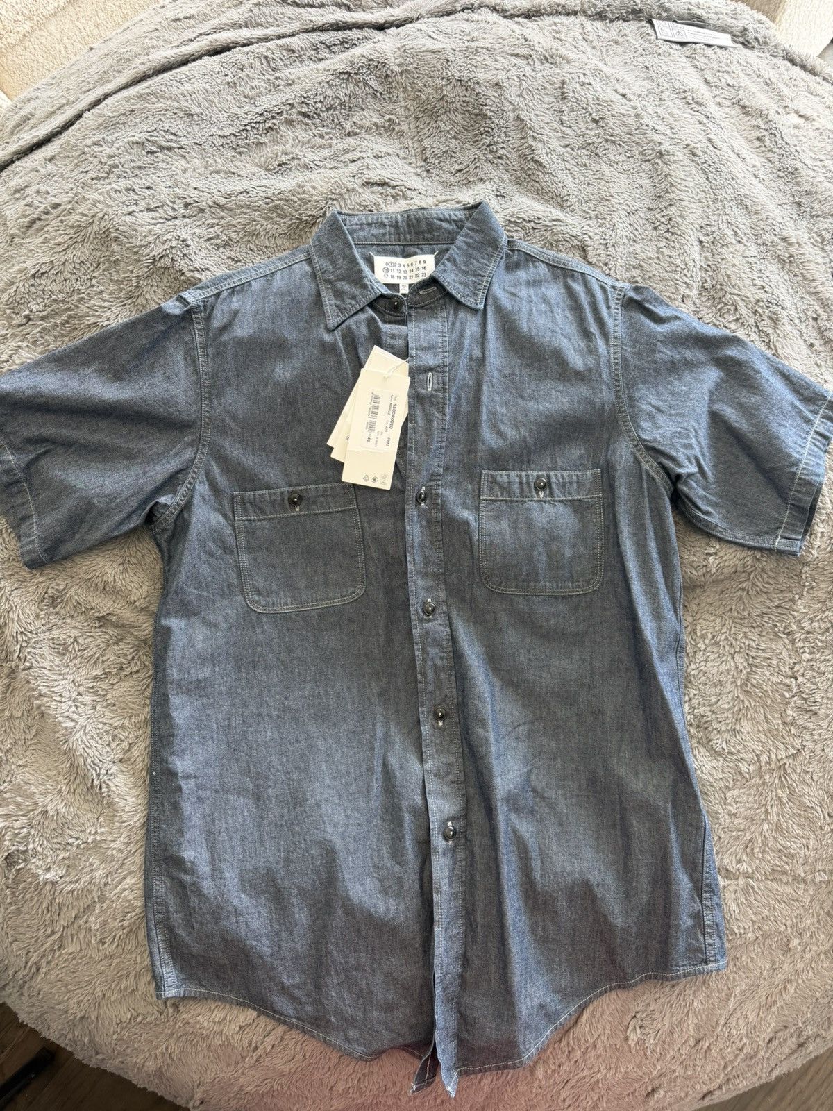 Maison Margiela Maison Margiela Chambray Button Up Shirt Size 41 Size US S / EU 44-46 / 1 - 3 Thumbnail