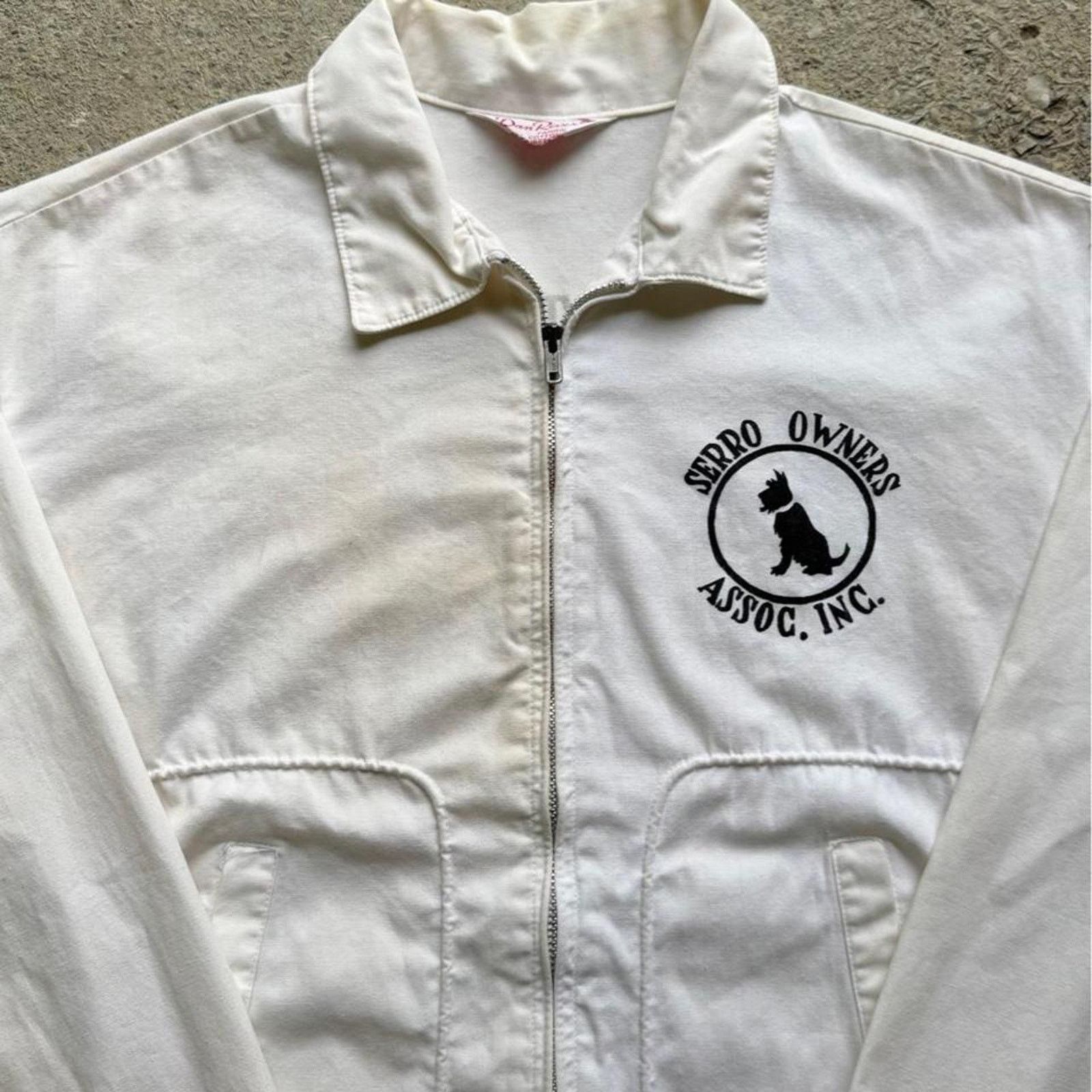 Vintage 60s 70s Dan River Flock Print Cotton Work Jacket Size US M / EU 48-50 / 2 - 3 Thumbnail