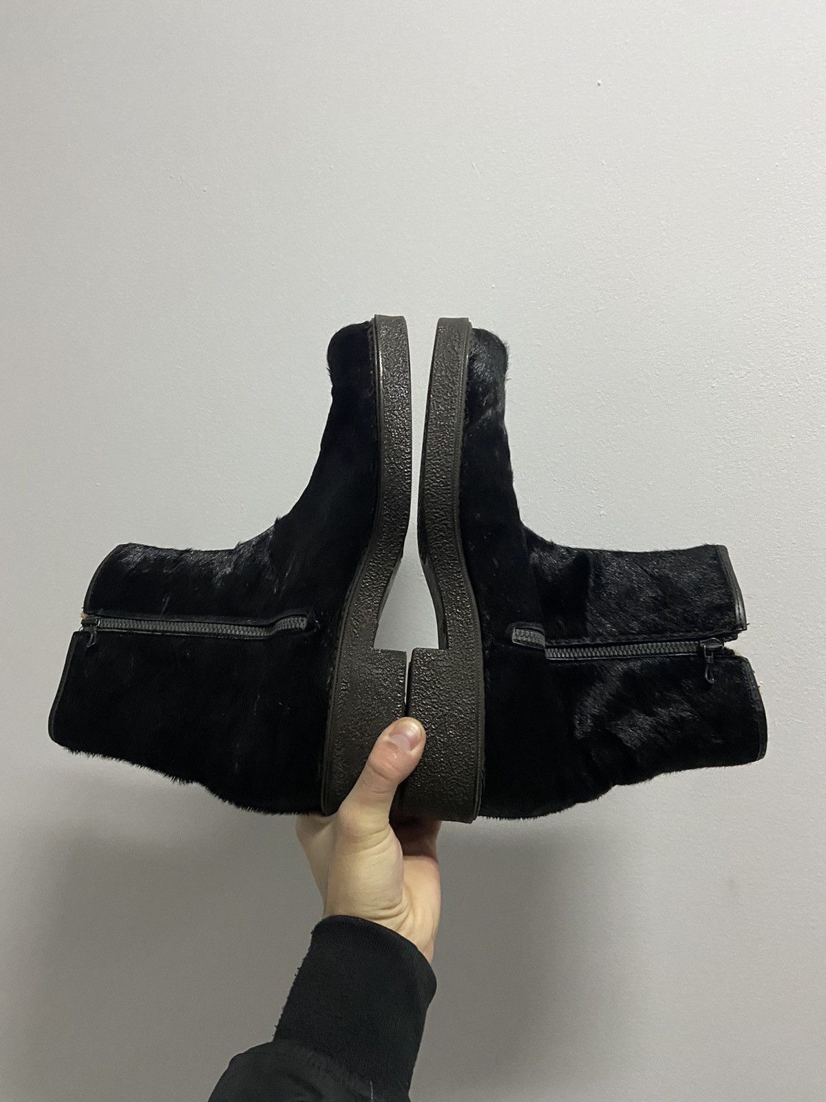Helix Helix Julius fur hi boots vintage rare archive Size US 10 / EU 43 - 5 Thumbnail