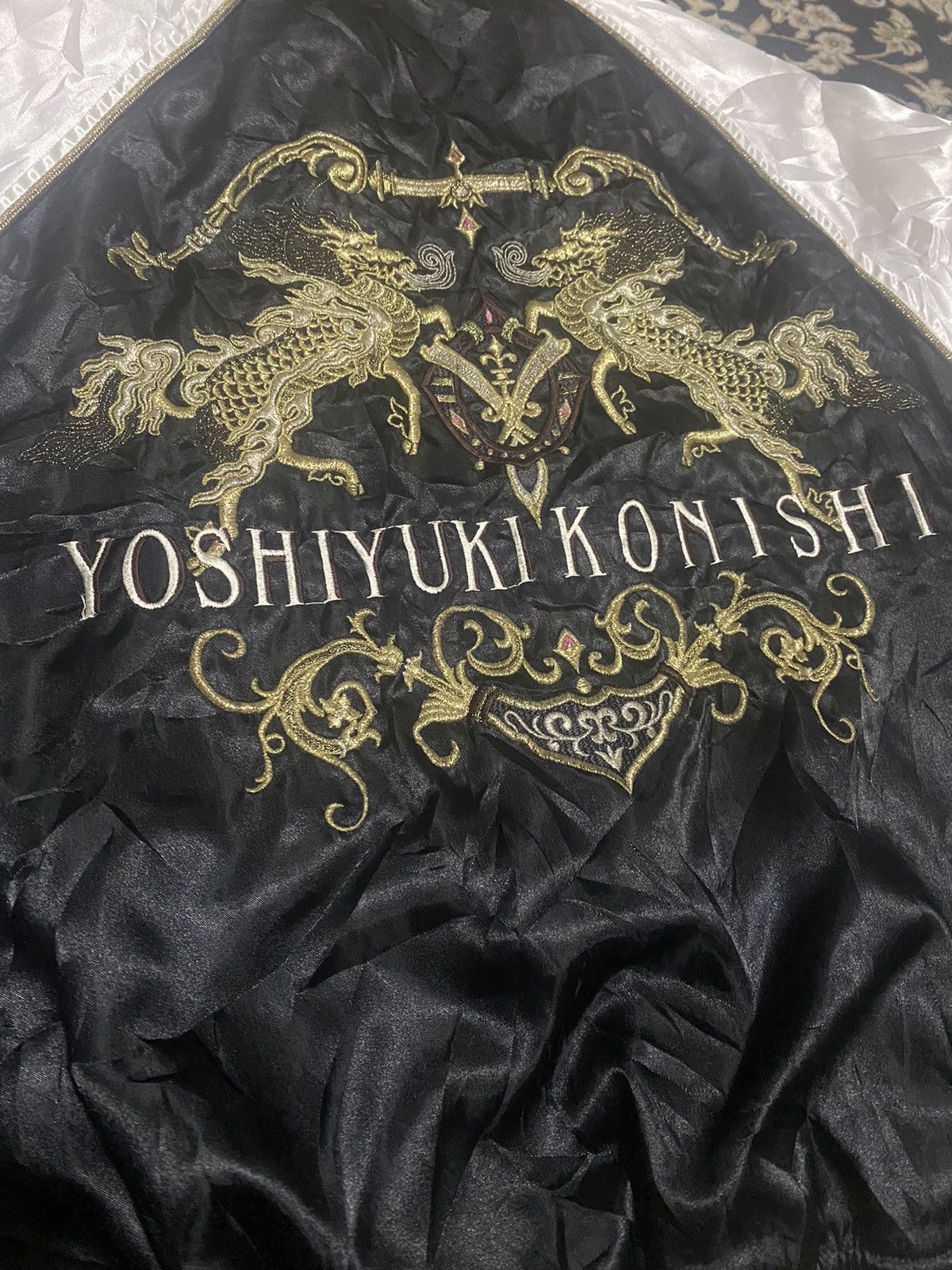 Japanese Brand × Yoshiyuki Konishi OG Rayon Yoshiyuki Konishi Dragon Embroidery Sukajan Jacket Size US L / EU 52-54 / 3 - 5 Thumbnail