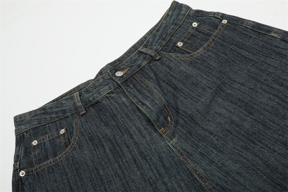 Japanese Brand × Jean American all-match street trend loose washed denim shorts Size US 32 / EU 48 - 4 Thumbnail