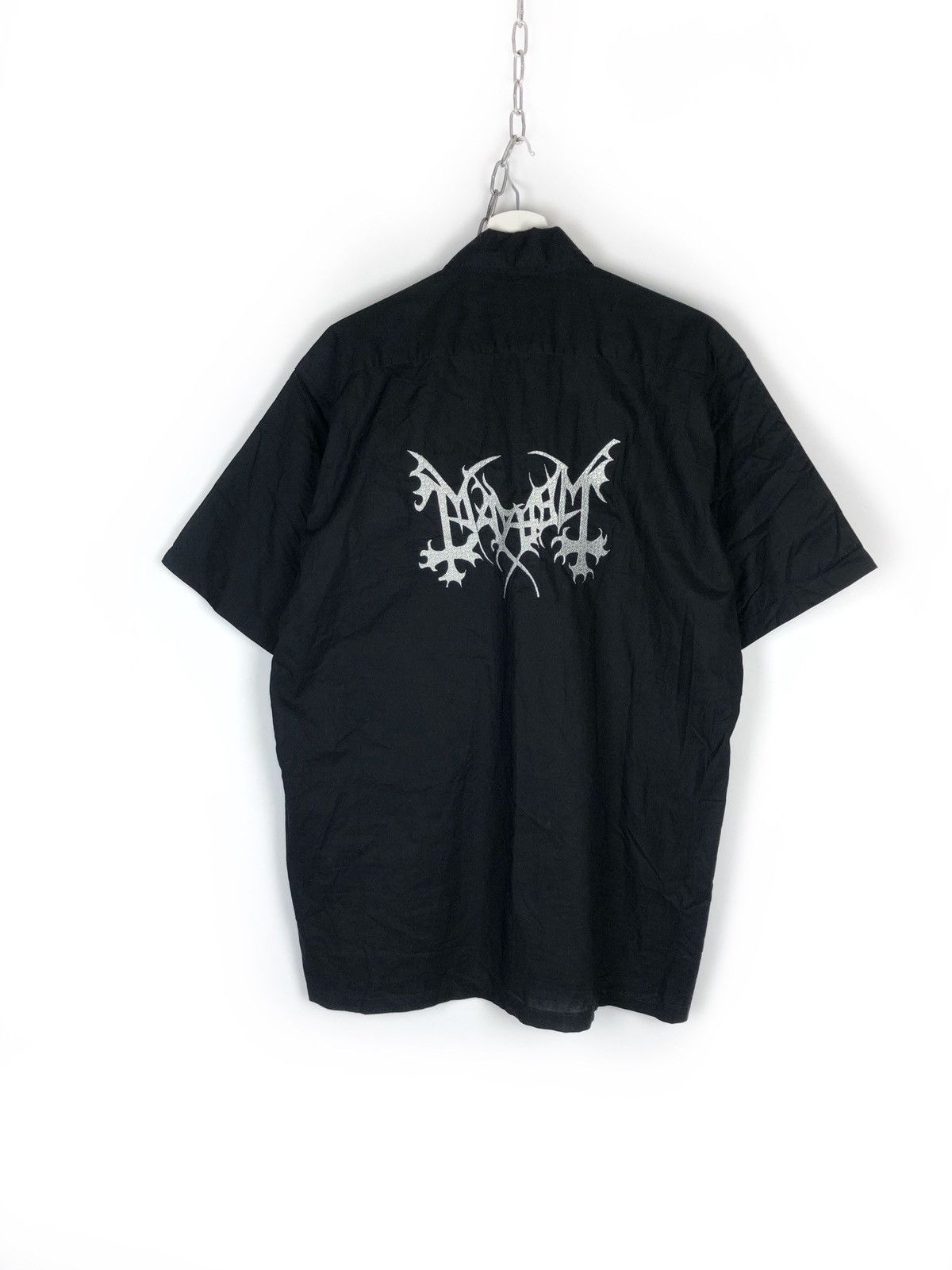 Band Tees Heavy Metal Shirt Vintage Emvroidered Black Rock size L Size US L / EU 52-54 / 3 - 2 Thumbnail