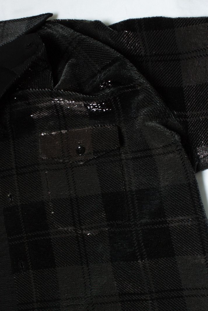 Saint Laurent Paris Saint Laurent, Checkered full sequins shirt 2018 Size US M / EU 48-50 / 2 - 6 Thumbnail