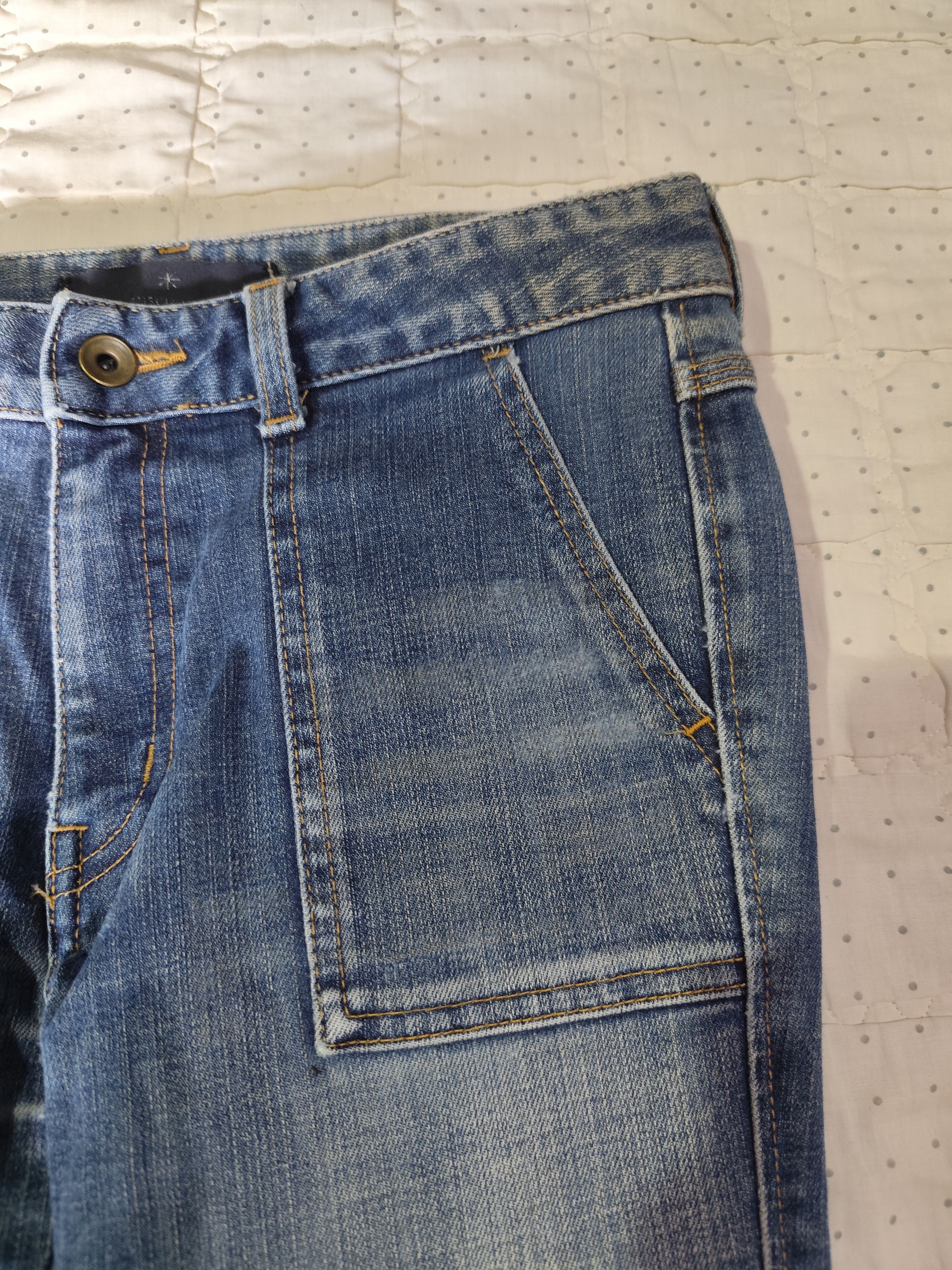 Japanese Brand Vintage Japanese Flare Denim J015 Size 29" - 5 Thumbnail