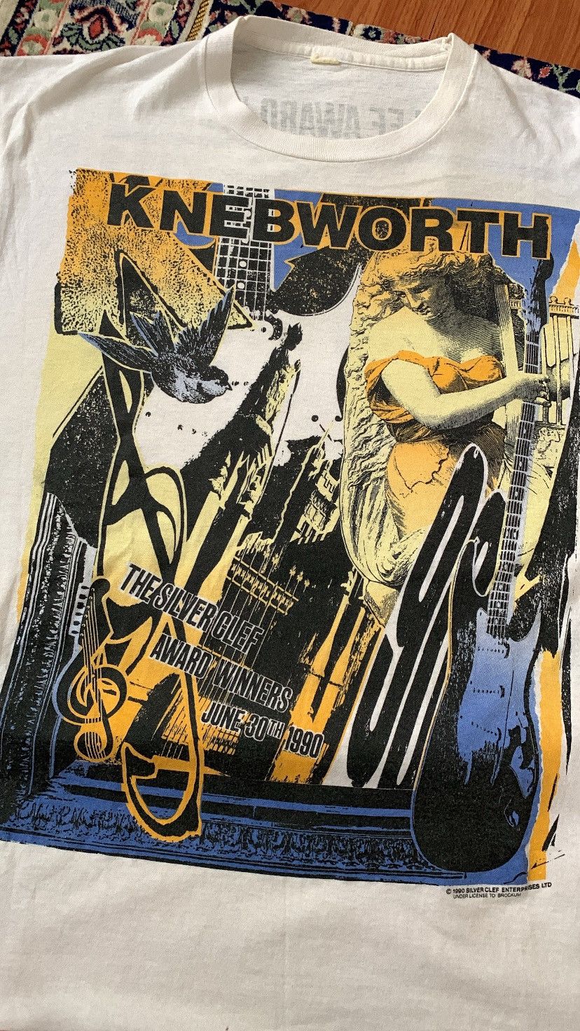 Band Tees Vintage 1990 Knebworth Size US XL / EU 56 / 4 - 1 Thumbnail