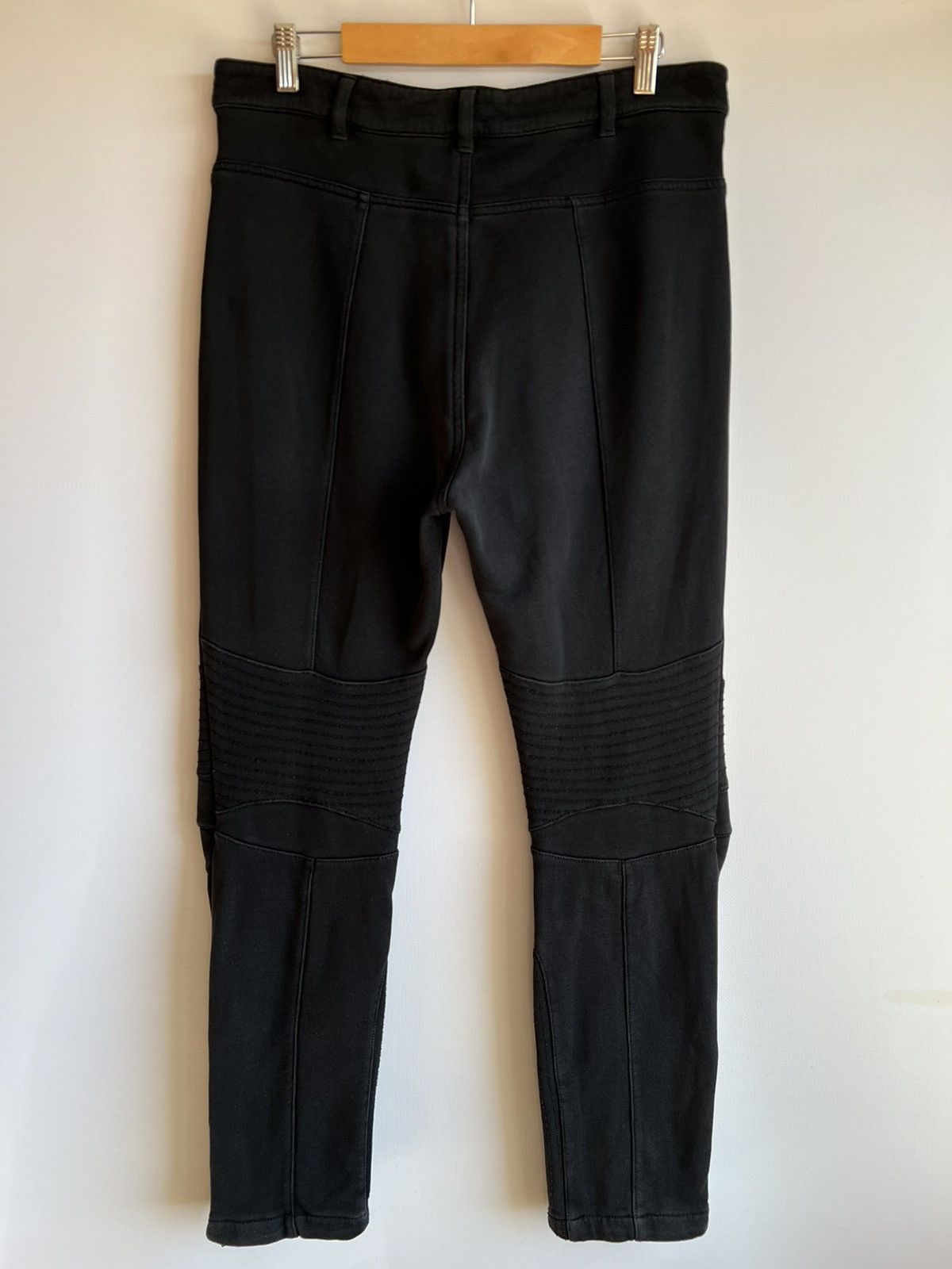 Ann Demeulemeester Ann Demeulemeester Cotton Biker Slim Pants Size US 32 / EU 48 - 14 Thumbnail