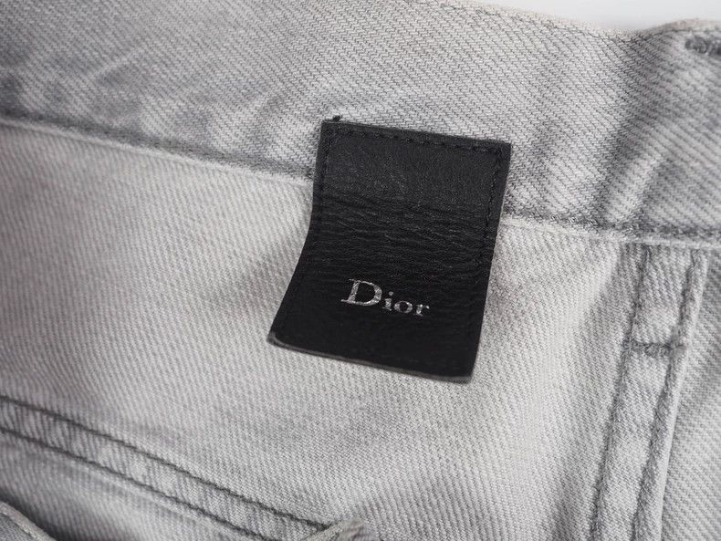 Dior Dior Light Grey Basic Jeans Size US 32 / EU 48 - 6 Thumbnail