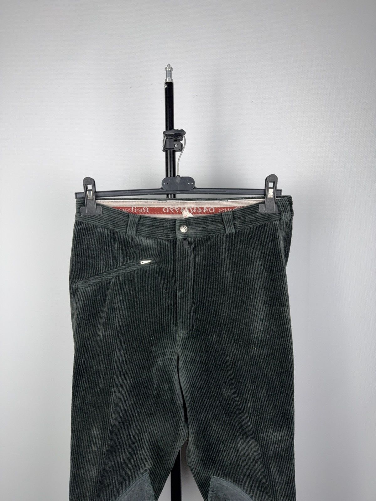 Japanese Brand × Vintage Vintage 80s 90s Velvet Horse pants leather knees y2k Size 28" / US 6 / IT 42 - 2 Thumbnail