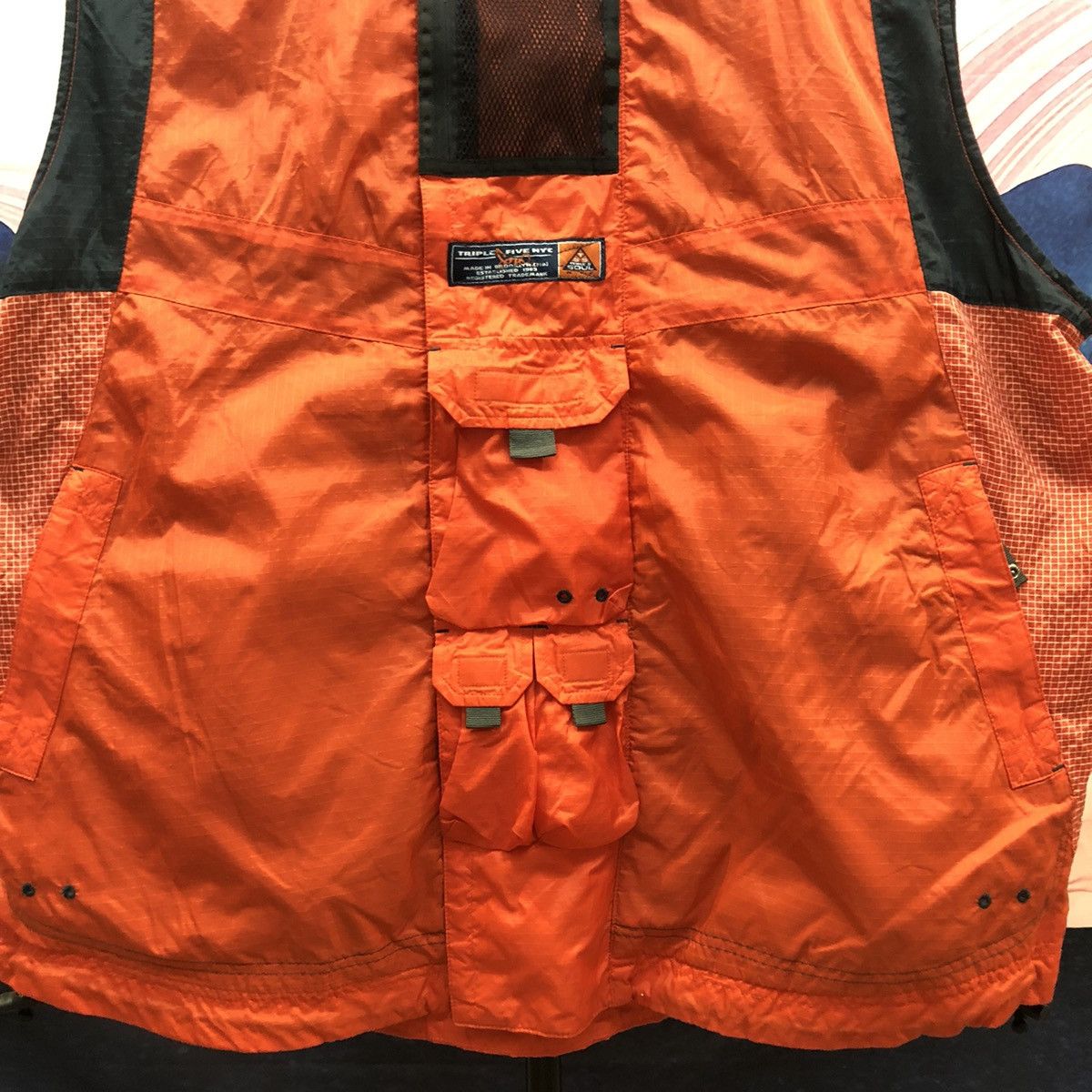 Triple 5 Soul × Vintage Vintage Triple Five Soul Multi-Pockets Tactical Vest Hip Hop Size US XL / EU 56 / 4 - 3 Thumbnail