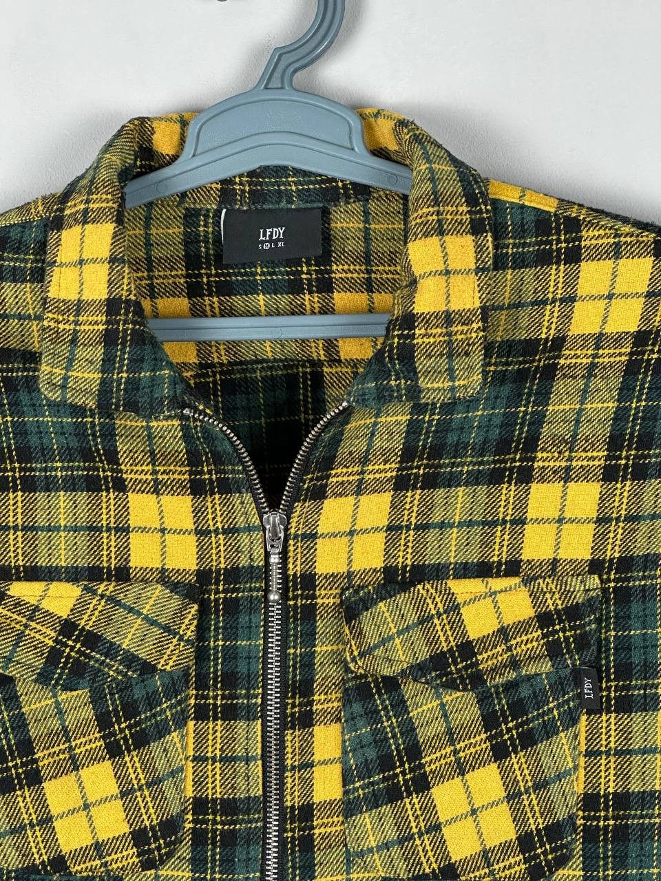 LFDY LFDY Cotton Plaid Streetwear Overshirt Jacket Size US M / EU 48-50 / 2 - 4 Thumbnail