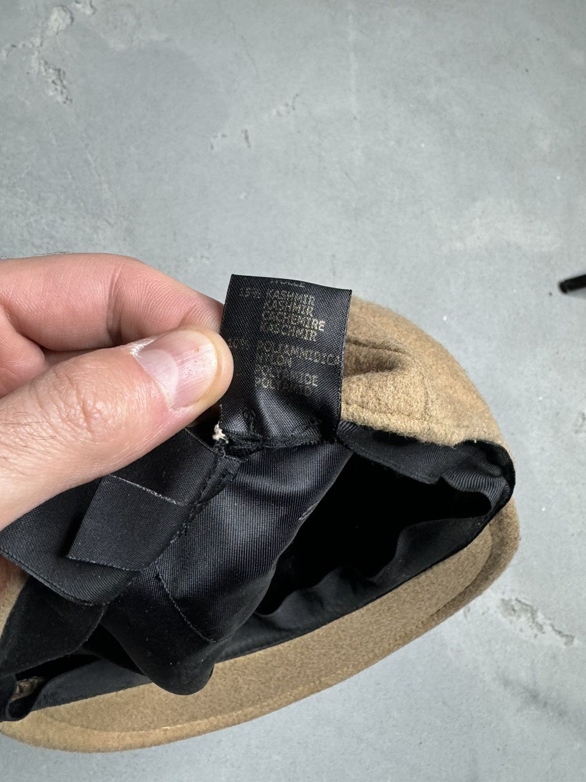 Borsalino × Vintage BORSALINO PAPER BOY CASHMERE BLEND CAP Size ONE SIZE - 5 Thumbnail